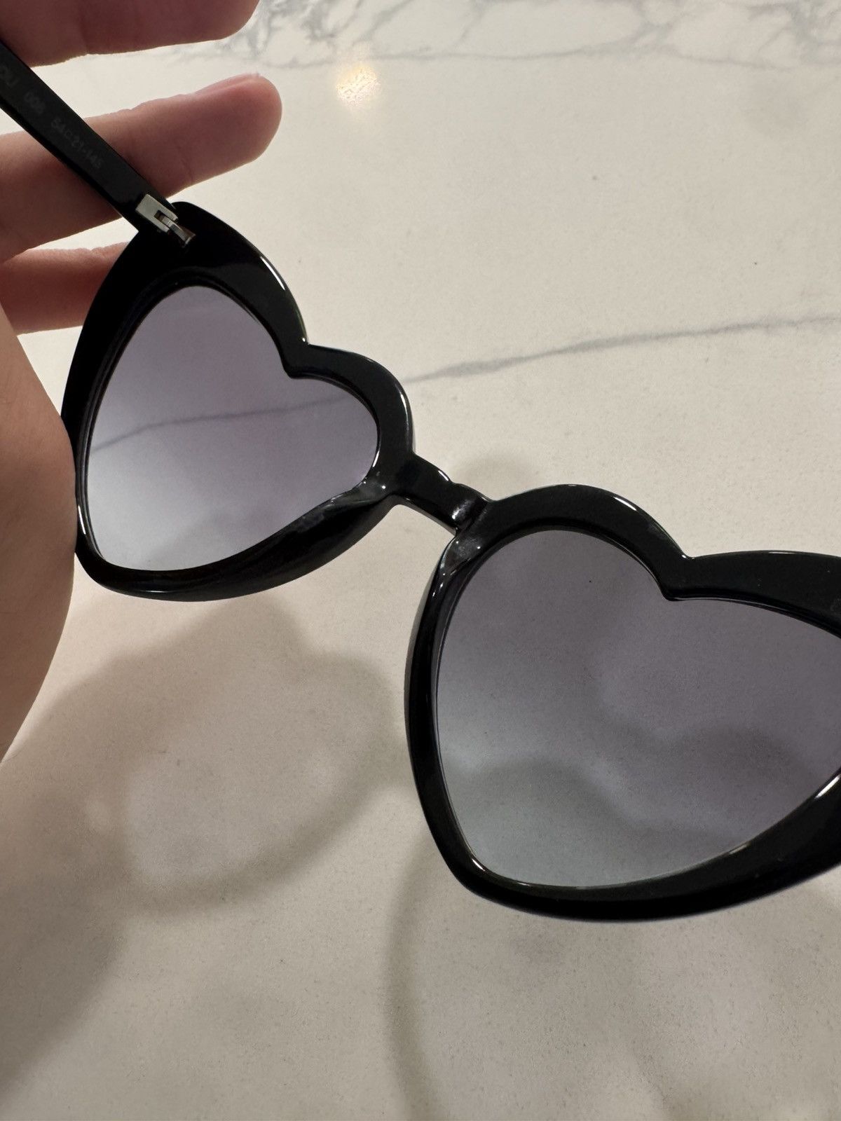 Saint Laurent Paris Sl181 LouLou Heart Sunglasses Size ONE SIZE - 3 Thumbnail