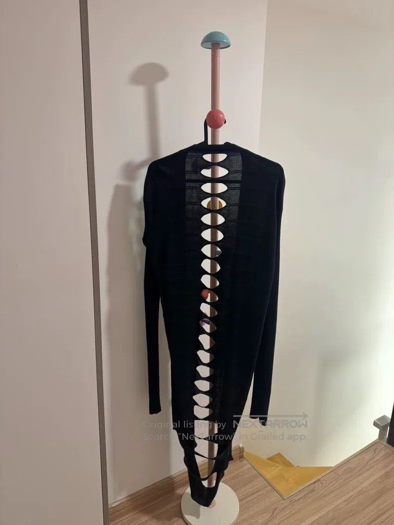 Rick Owens RICK OWENS Structured openwork knit sweater jacket size S Size US S / EU 44-46 / 1 - 2 Thumbnail