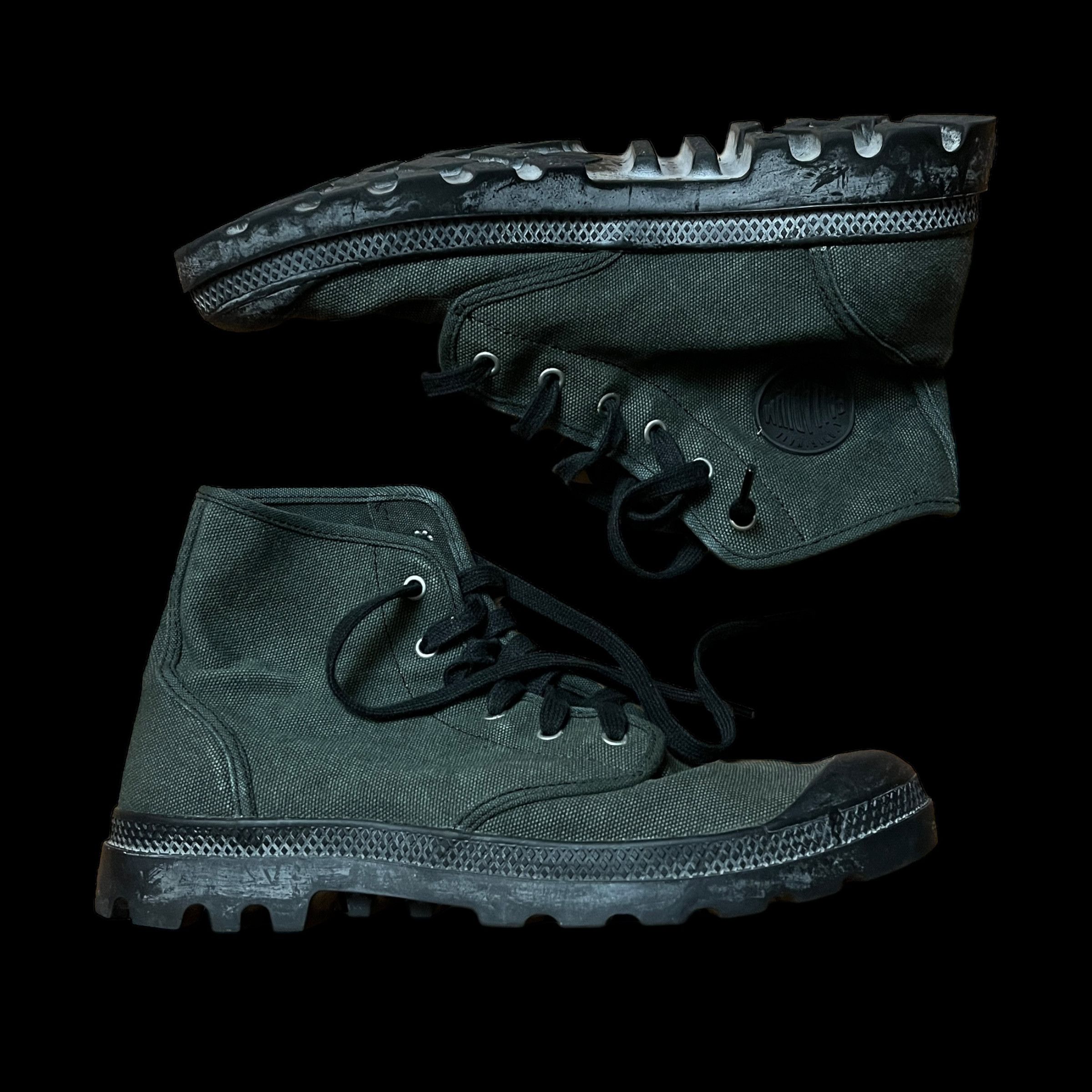 image of Vintage Palladium Green M65 Hi Boots Size 10.5, Men's