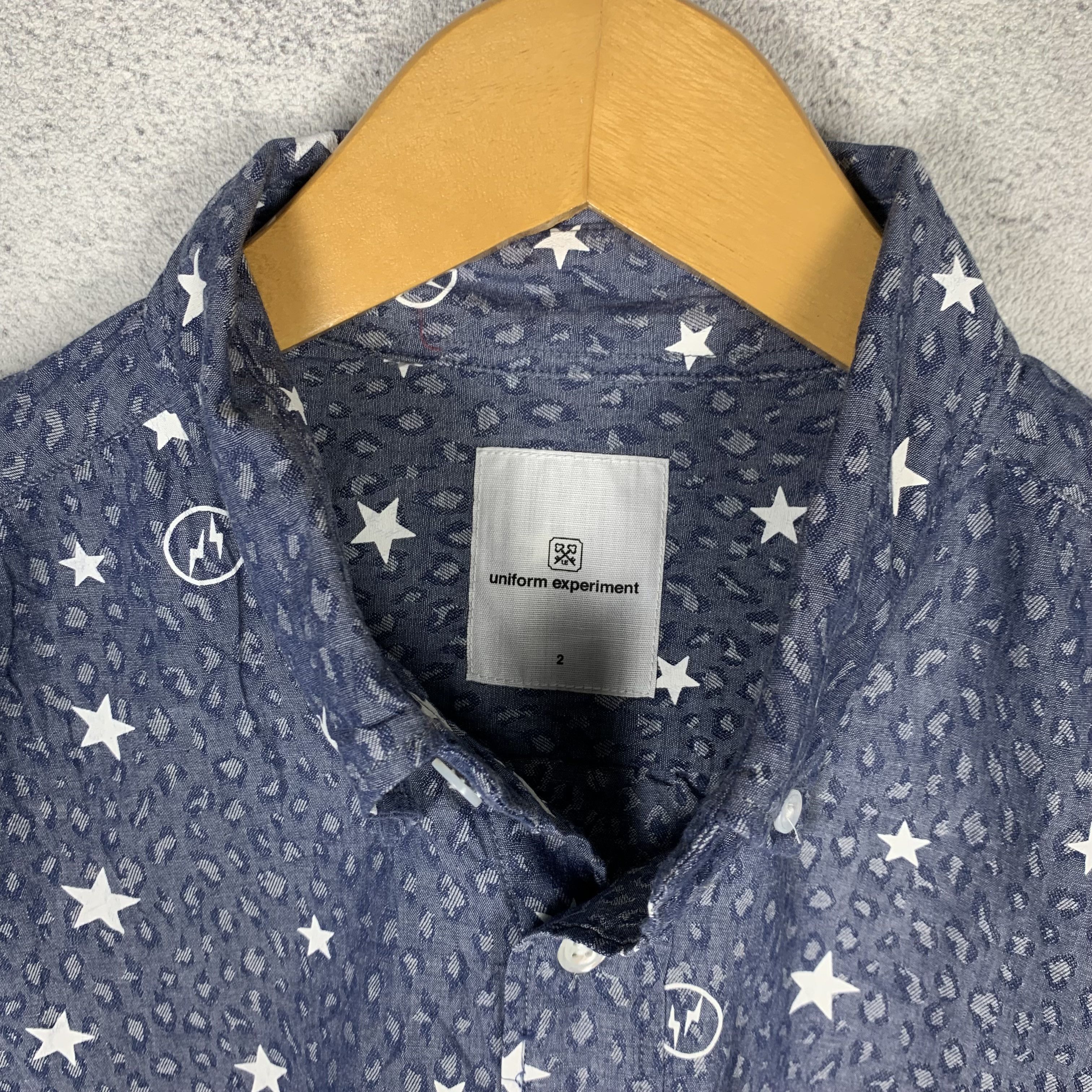 uniform experiment Uniform Experiment Sophnet Stars Logo Button Down Shirt Size US M / EU 48-50 / 2 - 4 Thumbnail