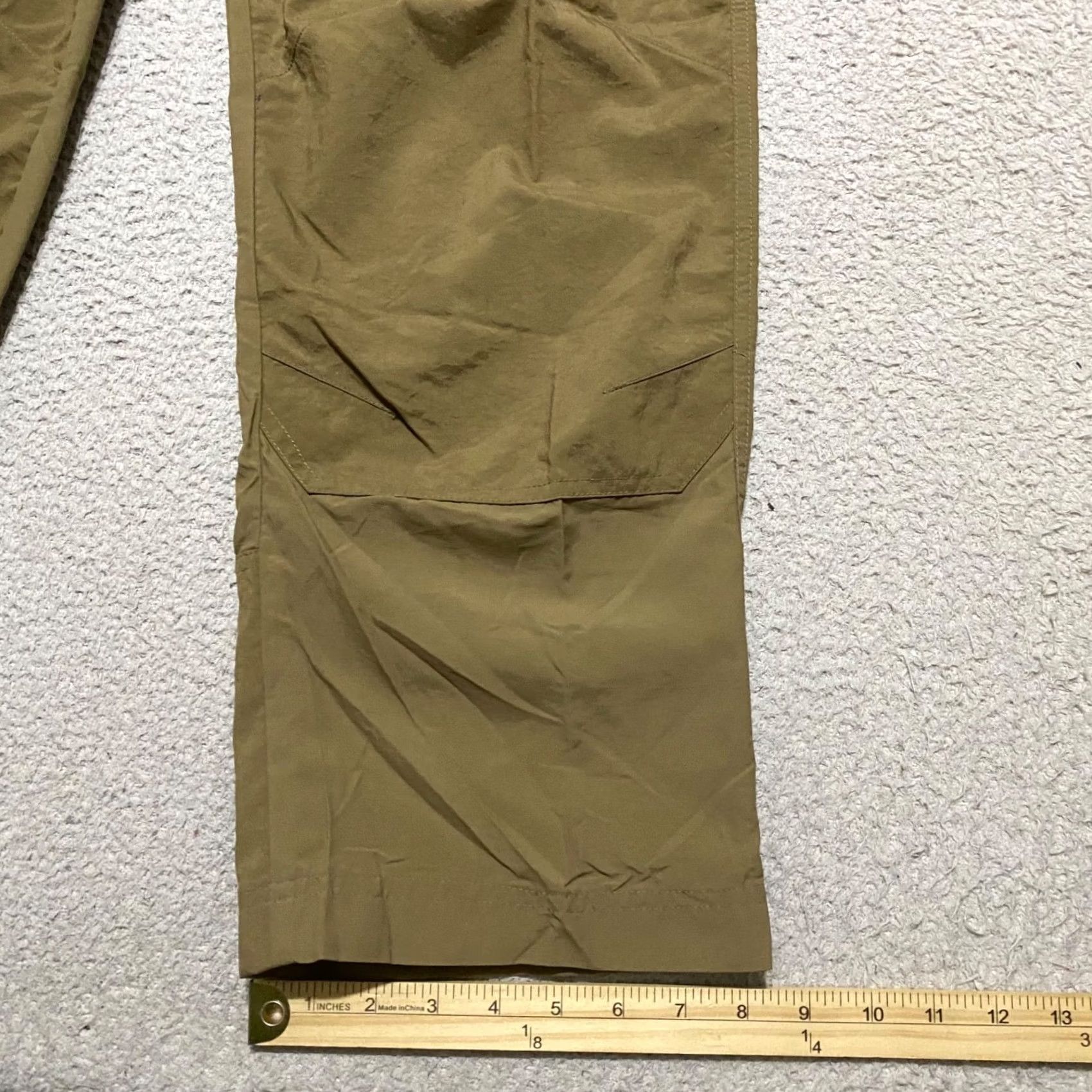 Vintage Riders Cargo Pants Mens Small Beige Straight Outdoor Hiking Pant Regular Inseam 28in Nylon Pocketed Front Flat Front Front Pocket Cargo Size US 29 - 5 Thumbnail