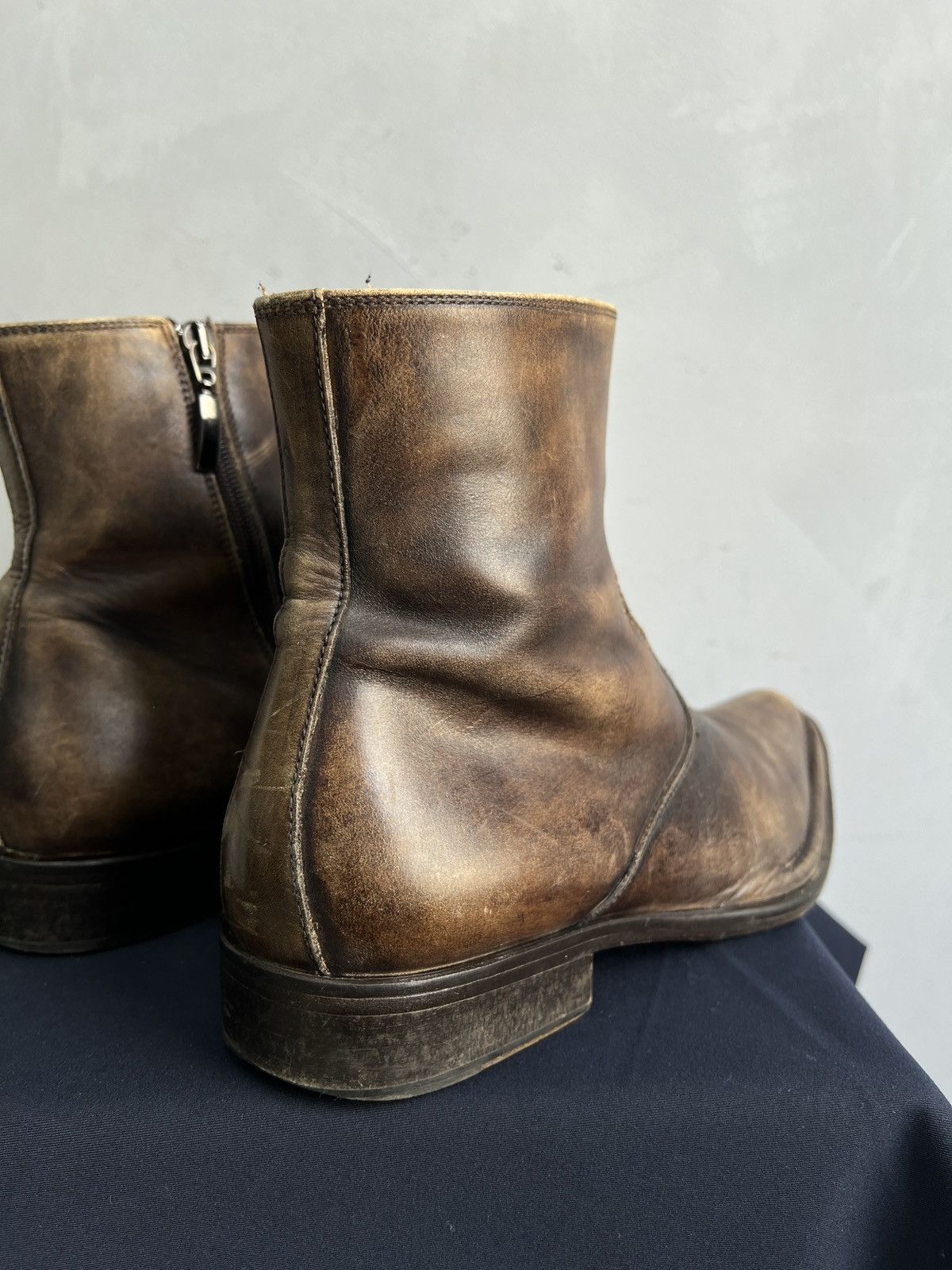 Dirk Bikkembergs Dirk Bikkembergs style leather ankle western moto boots Size US 9 / EU 42 - 6 Thumbnail