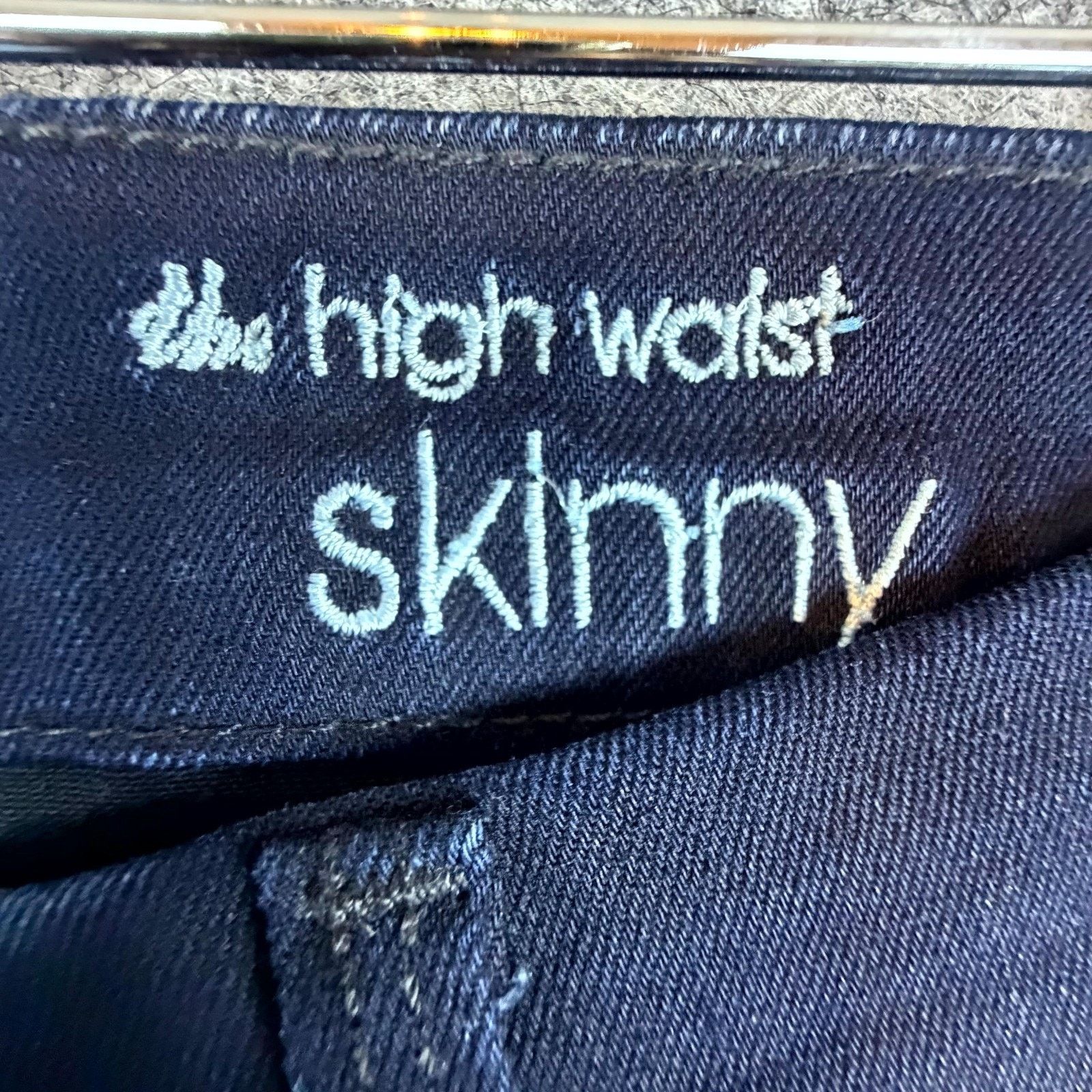 7 For All Mankind 7 For All Mankind Skinny Jeans Womens 27 Blue High Waist Size 27" / US 4 / IT 40 - 7 Thumbnail