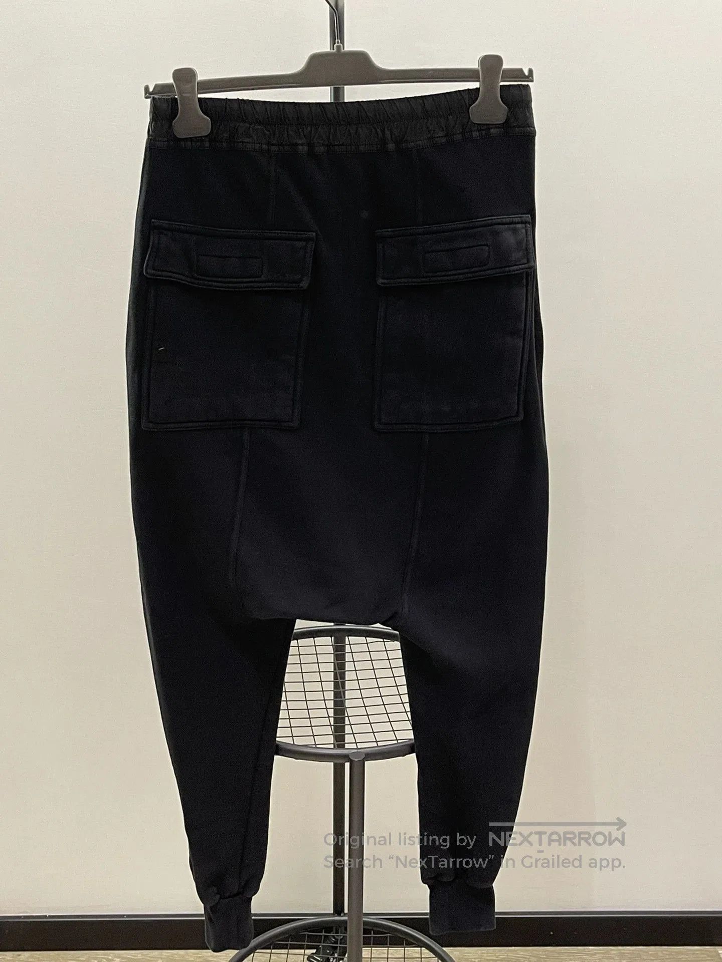 Rick Owens Rick Owens Cotton Fleece Drop-Crotch Pants. Size US 26 / EU 42 - 2 Thumbnail