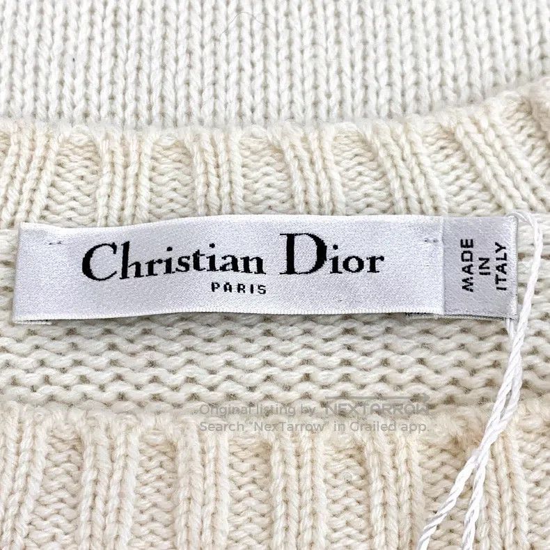 Dior Dior Beige five-pointed star letter inlaid cashmere round- Size XS / US 0-2 / IT 36-38 - 6 Thumbnail