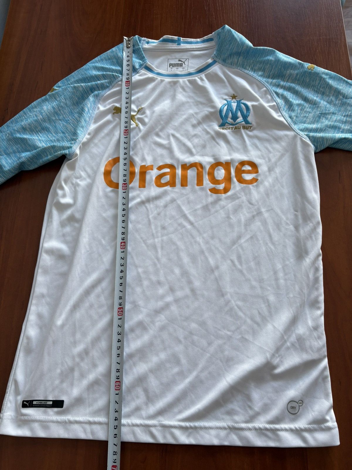 Puma 2018/19 Adidas OLYMPIQUE MARSEILLE Home Soccer Jersey Mens M Size US M / EU 48-50 / 2 - 9 Thumbnail