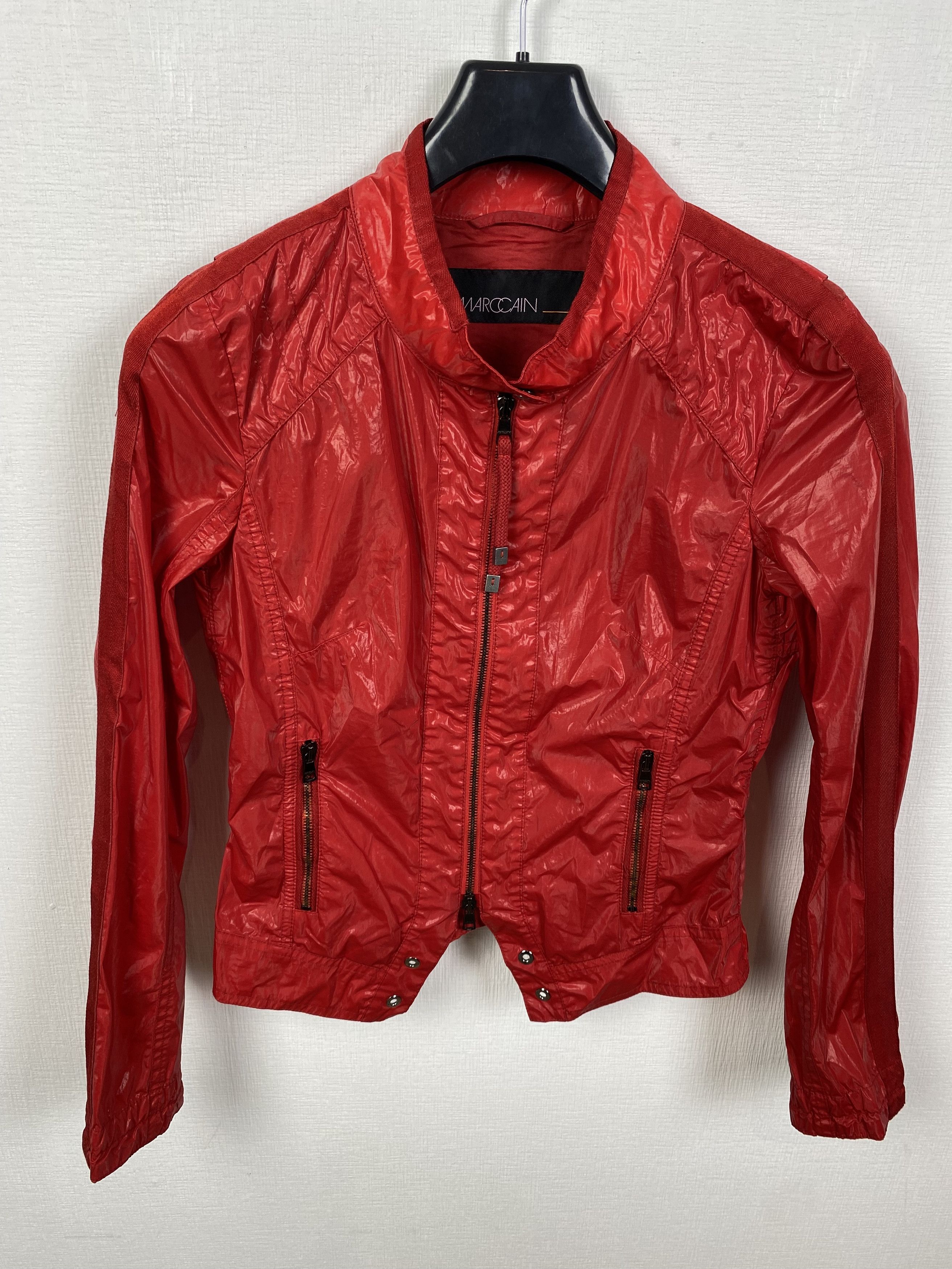 Other Marc Cain Red Cotton Jacket size 1 Size S / US 4 / IT 40 - 1 Thumbnail