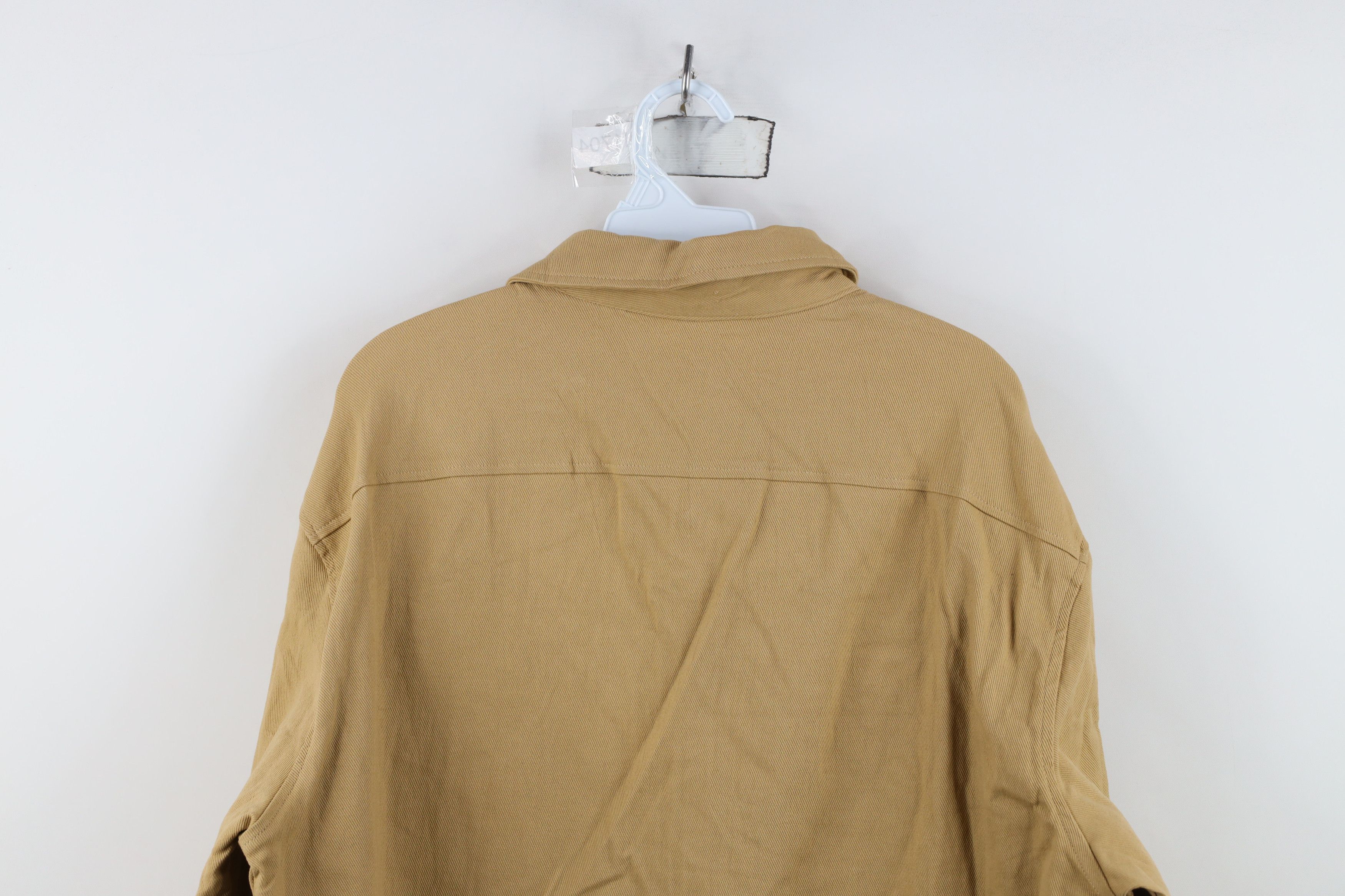 Vintage Vintage 90s Streetwear Heavyweight Collared Button Shirt Size US L / EU 52-54 / 3 - 12 Thumbnail