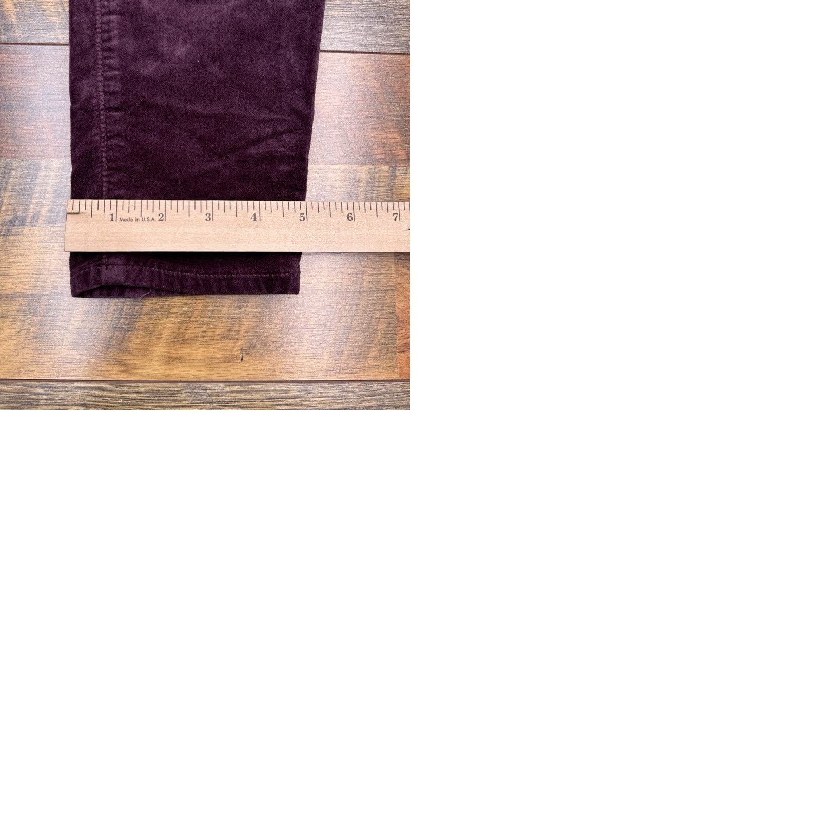 American Eagle Outfitters American Eagle Outfitters Jeans Womens 8 Burgundy Velvet Jegging Slim High Rise 5-Pocket Stretch Inseam 24 Vintage No Size 30" / US 8 / IT 44 - 9 Thumbnail