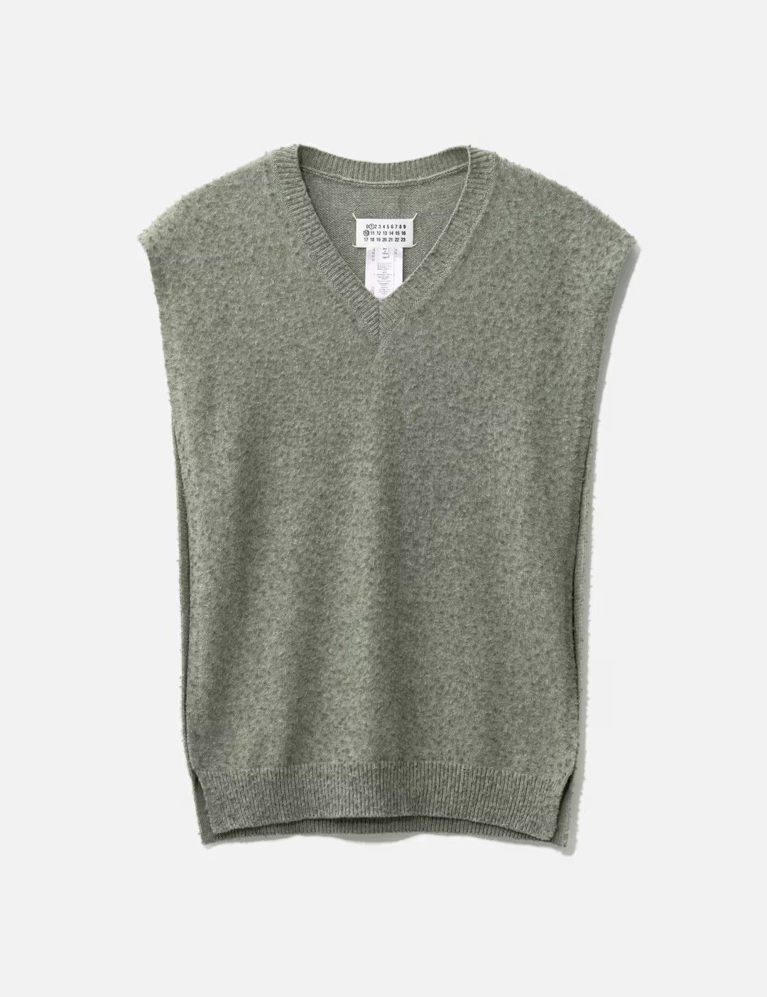 Maison Margiela o1mle0326 V Neck Stole Vest in Green Size US XL / EU 56 / 4 - 1 Thumbnail