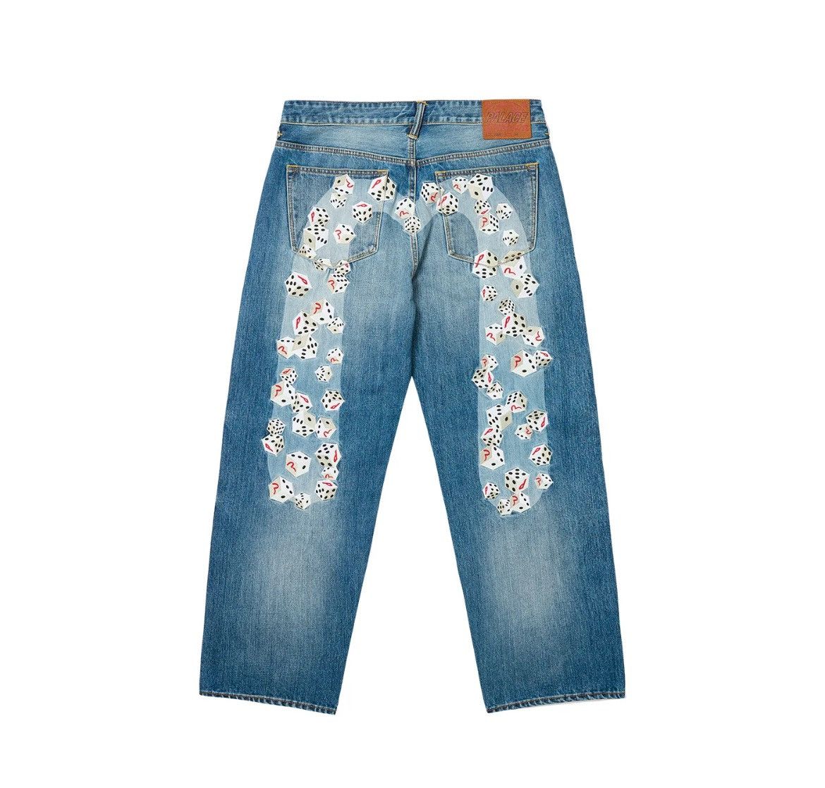 Palace Moschino x Palace FW20 Pink Denim Jeans | Grailed