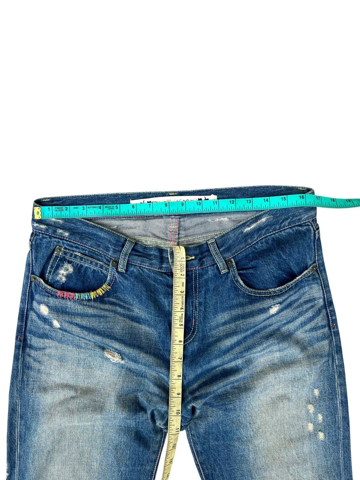 Tsumori Chisato Tsumori Chisato Japan Rips Distress Denim Trashed Jeans Size US 32 / EU 48 - 4 Thumbnail
