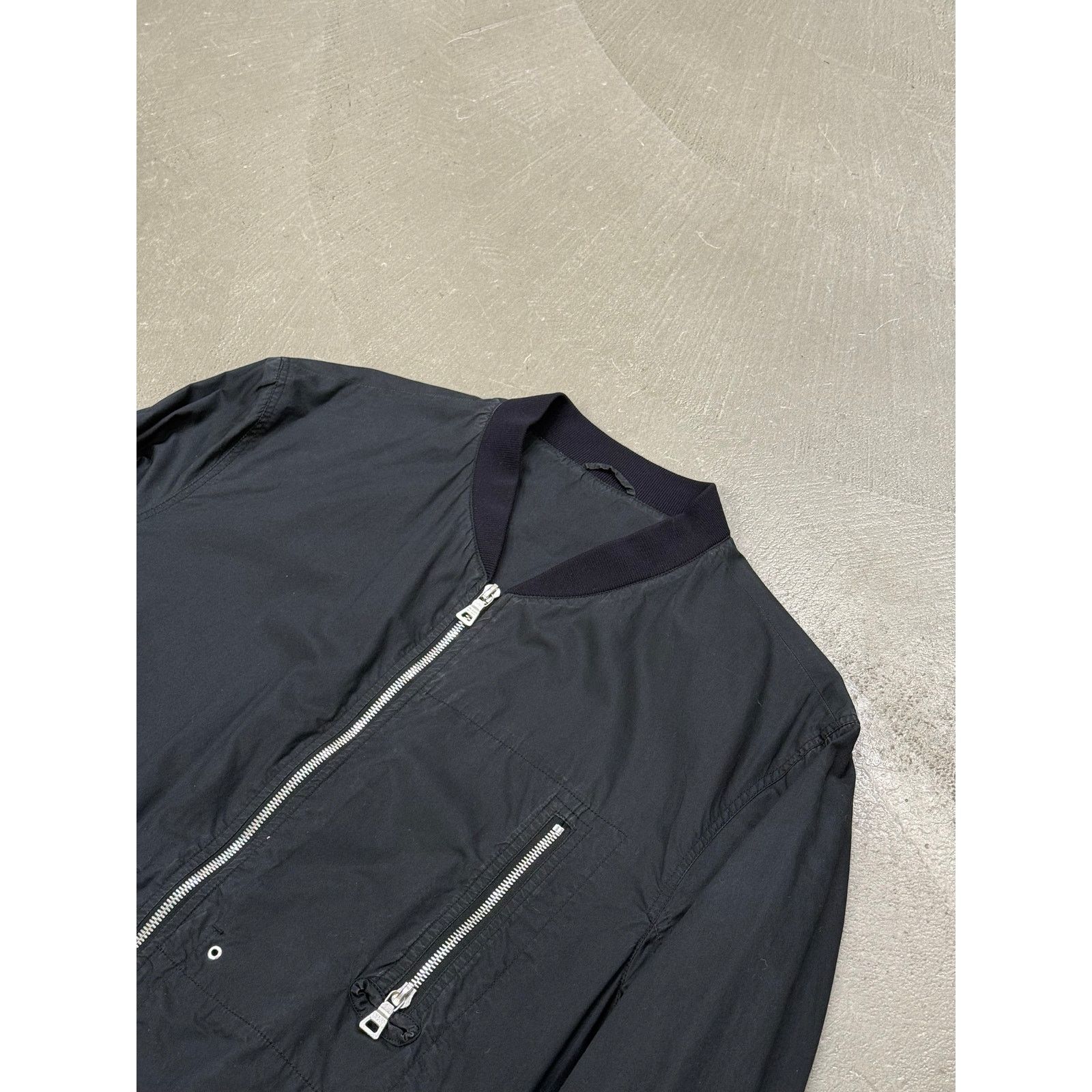 Prada 2000s Prada nylon moto light jacket Size US L / EU 52-54 / 3 - 3 Thumbnail