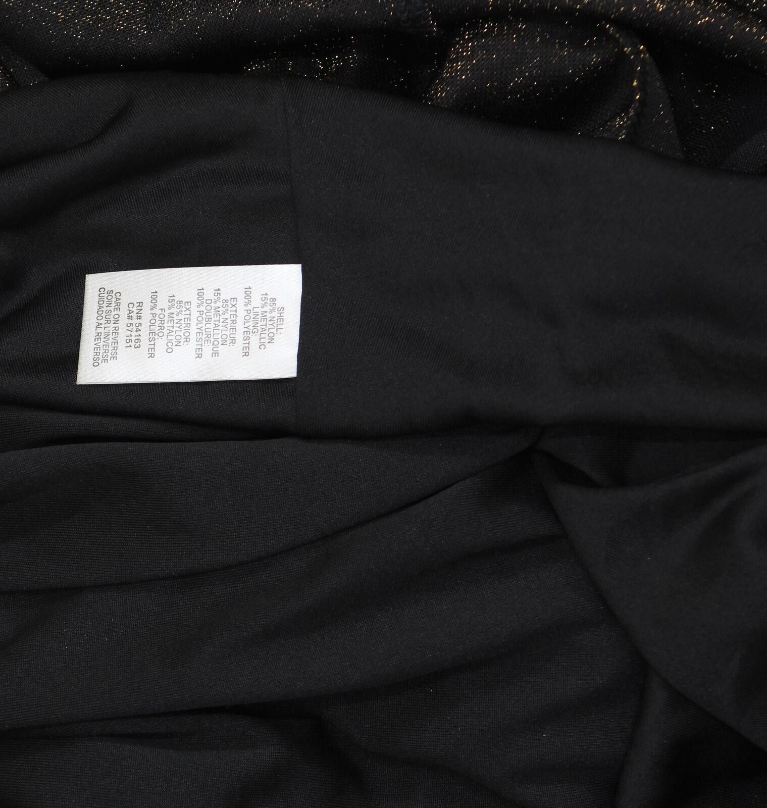 Tommy Hilfiger Nwt Tommy Hilfiger V Neck Dress A4ik118e Bronze / Black 10 Size L / US 10 / IT 46 - 5 Thumbnail