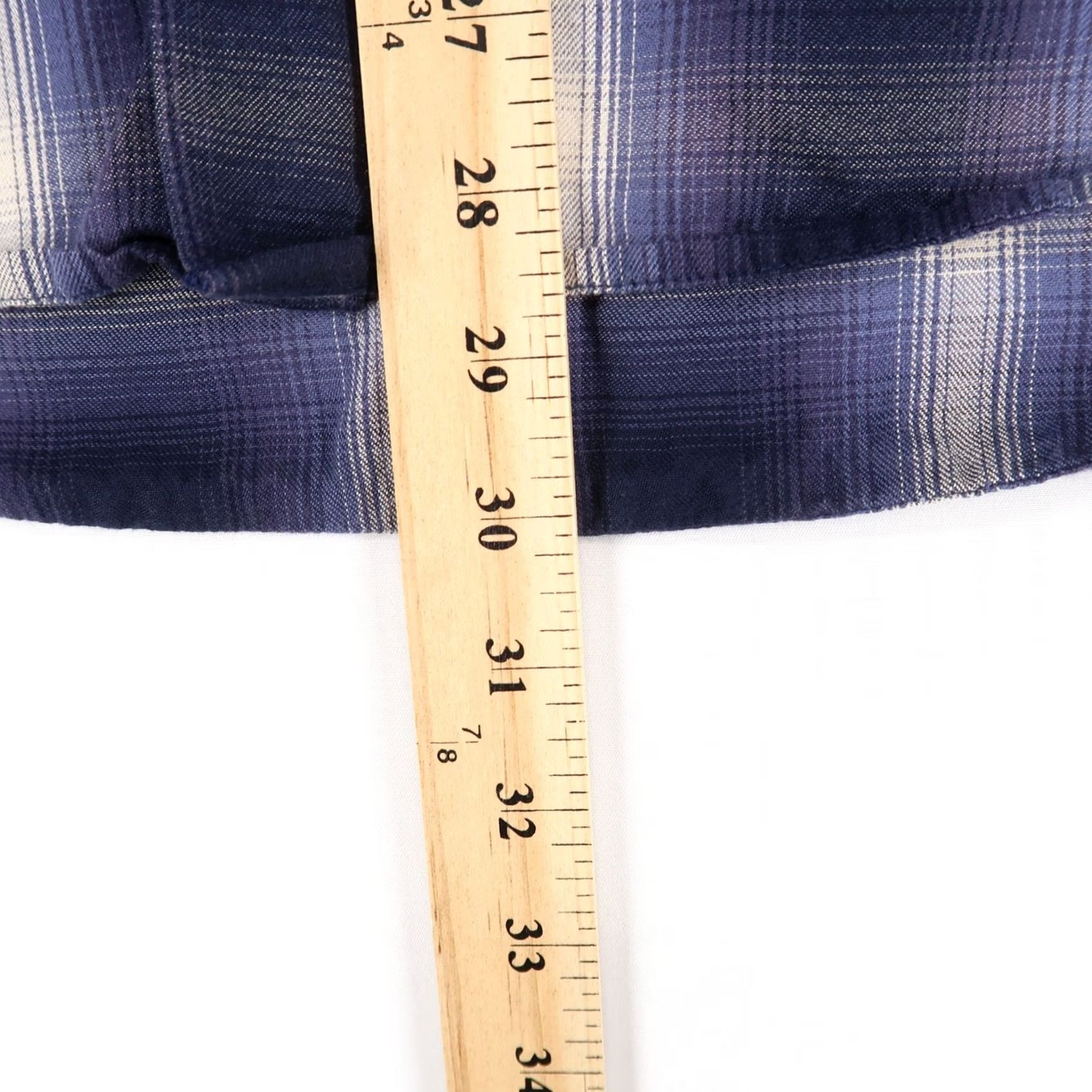 Vintage BLDWN Arias Shirt Mens XL Blue Plaid Button Down Long Sleeve Lightweight Size US XL / EU 56 / 4 - 5 Thumbnail