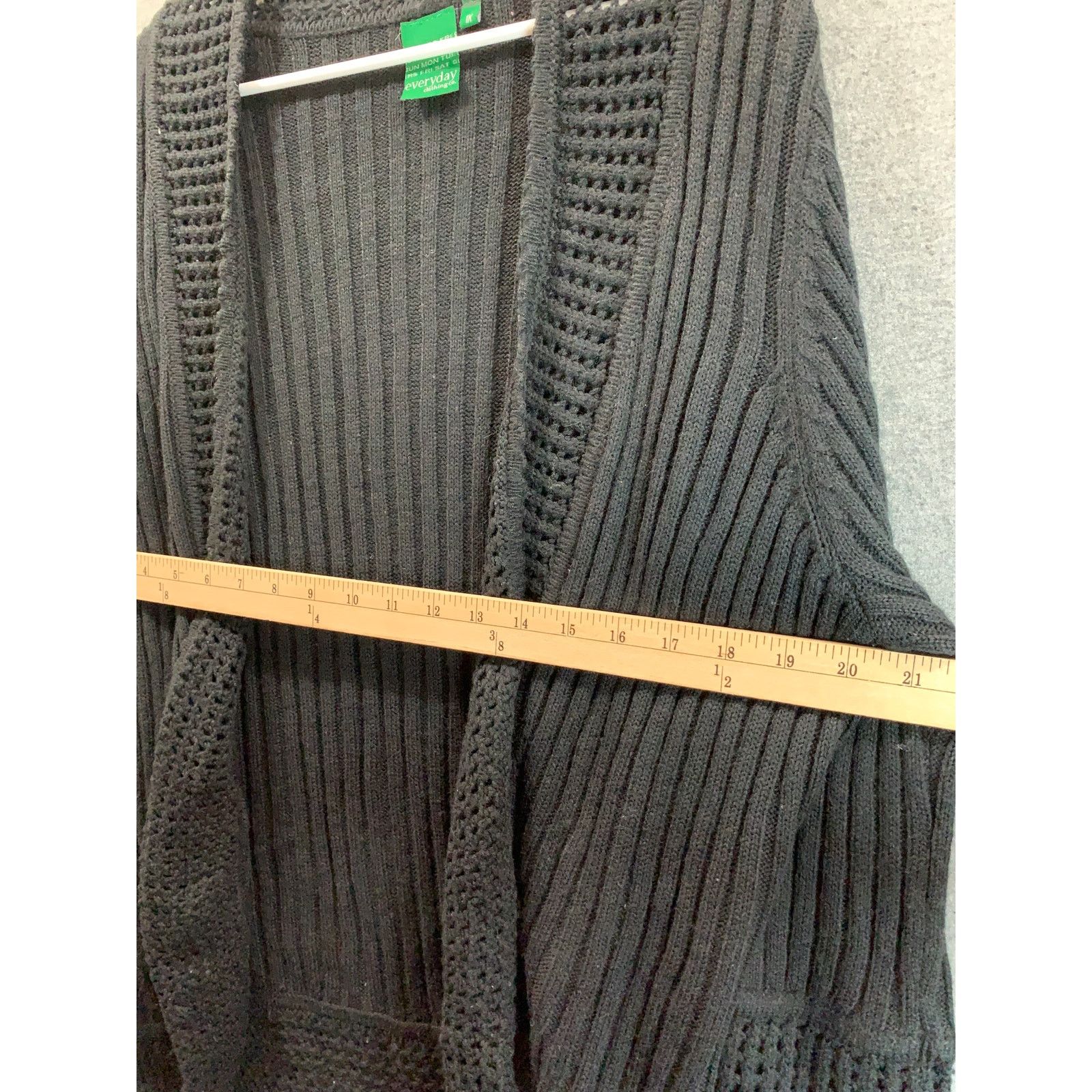 Other Everyday Clothing Cardigan Black Shirt Women Size 1X Size XL / US 12-14 / IT 48-50 - 5 Thumbnail