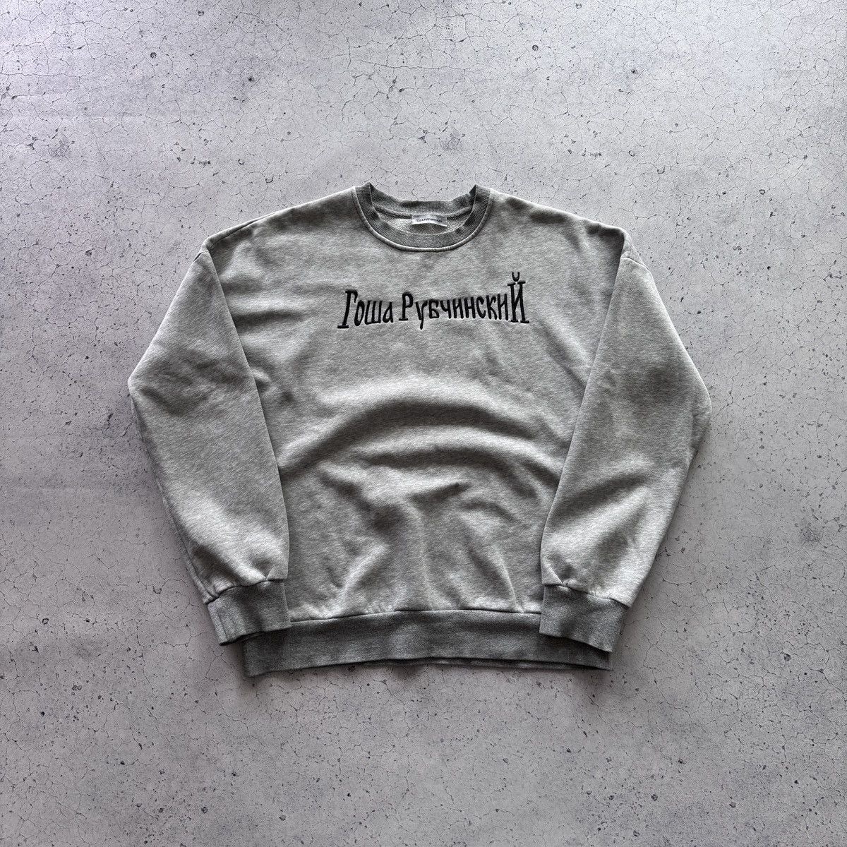 Gosha Rubchinskiy Vintage Gosha Rubchinskiy 2016 Grey Sweat Hoodie Size US L / EU 52-54 / 3 - 4 Thumbnail