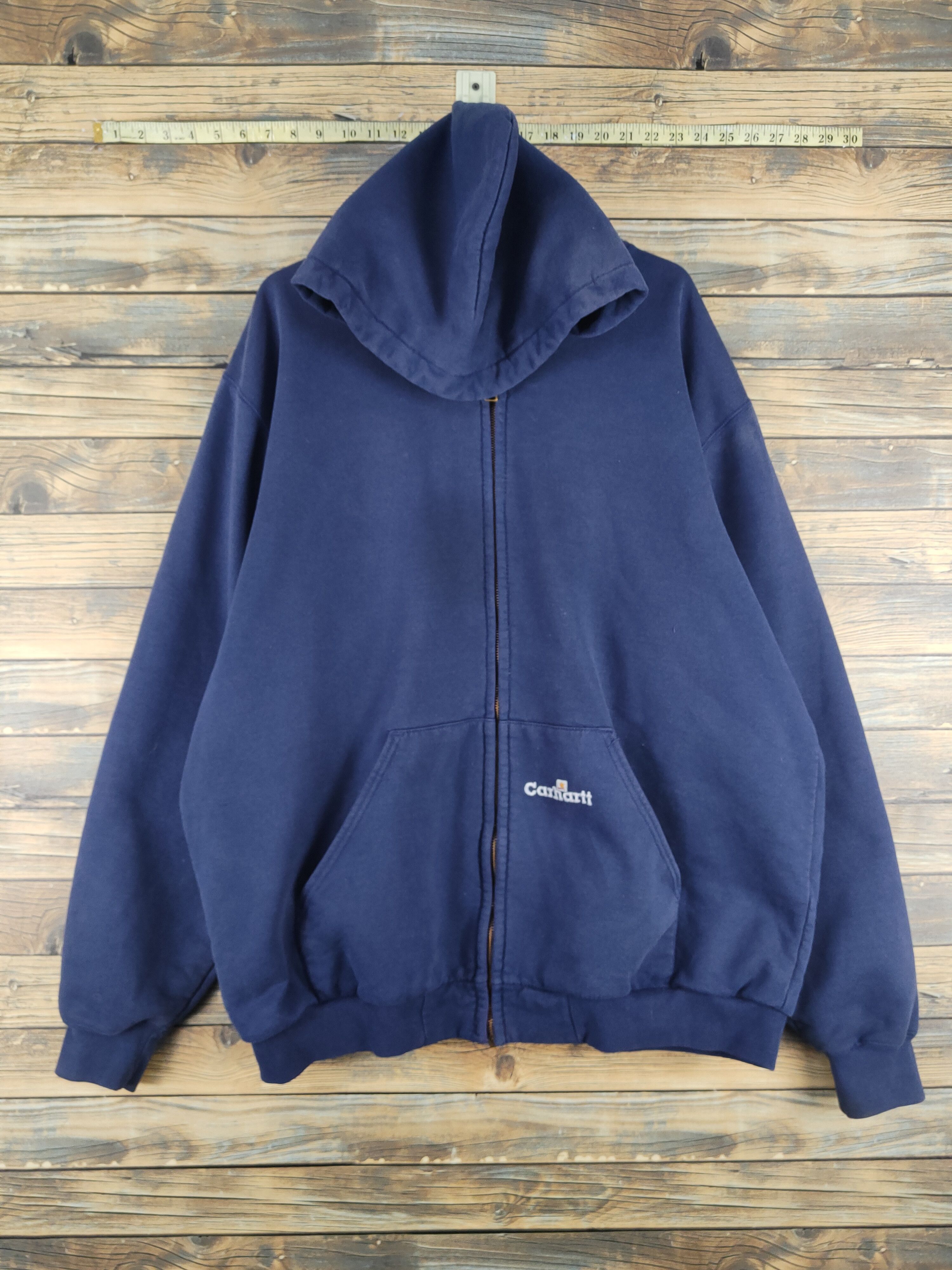 DL Carhartt vintage Navy Hoodie Sweaters dikmat #W2153