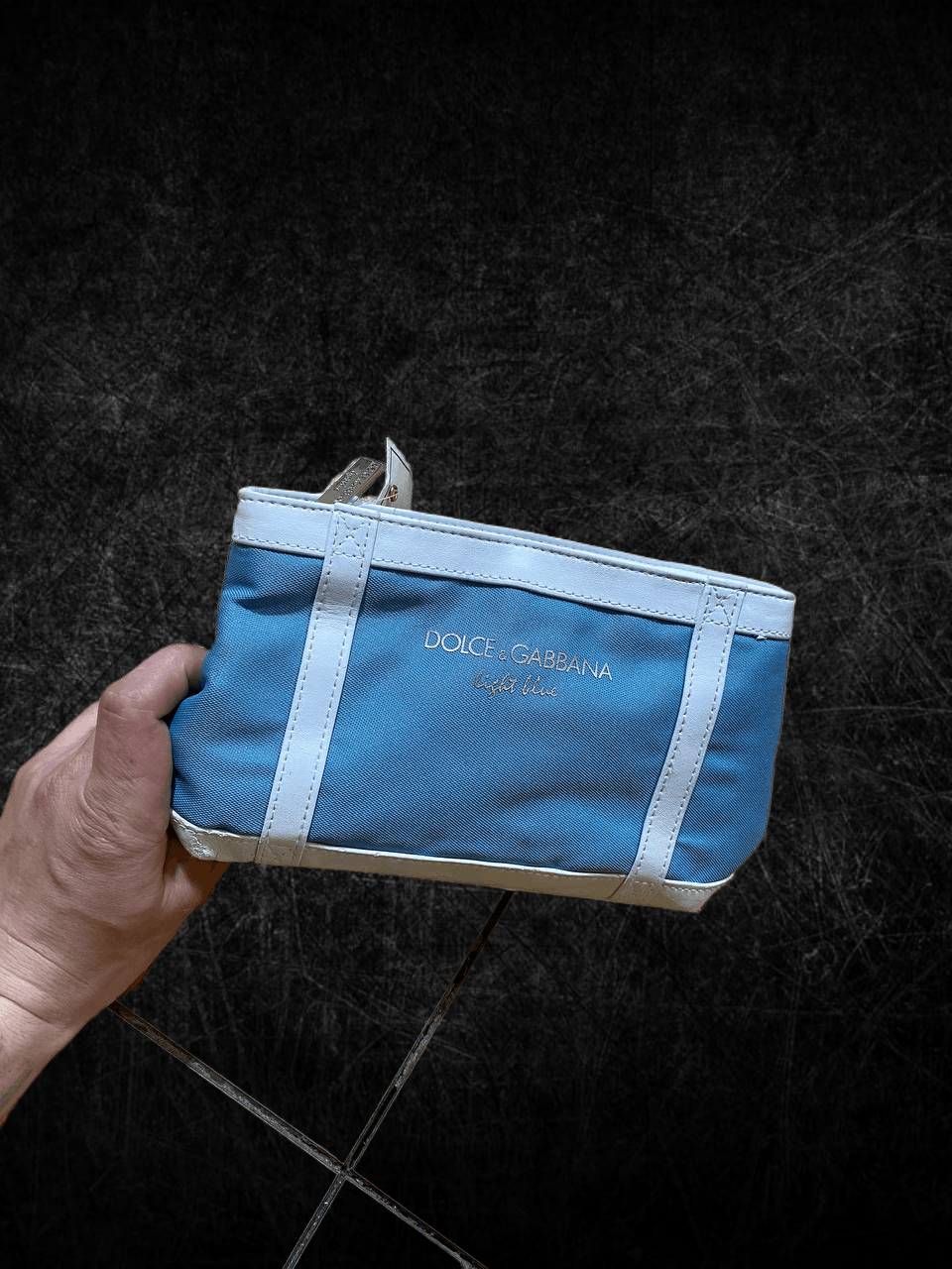 Dolce & Gabbana DOLCE & GABBANA Light blue Costmetic Pouch bag Size ONE SIZE - 1 Thumbnail