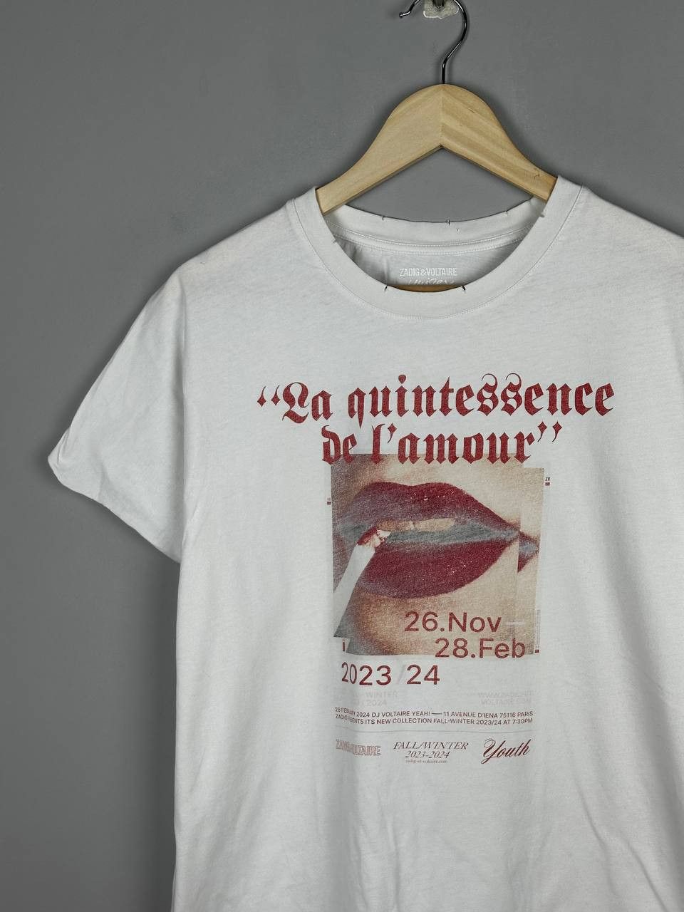 Zadig & Voltaire Zadig & Voltaire Short Sleeve Graphic T-Shirt Unisex Size US M / EU 48-50 / 2 - 3 Thumbnail