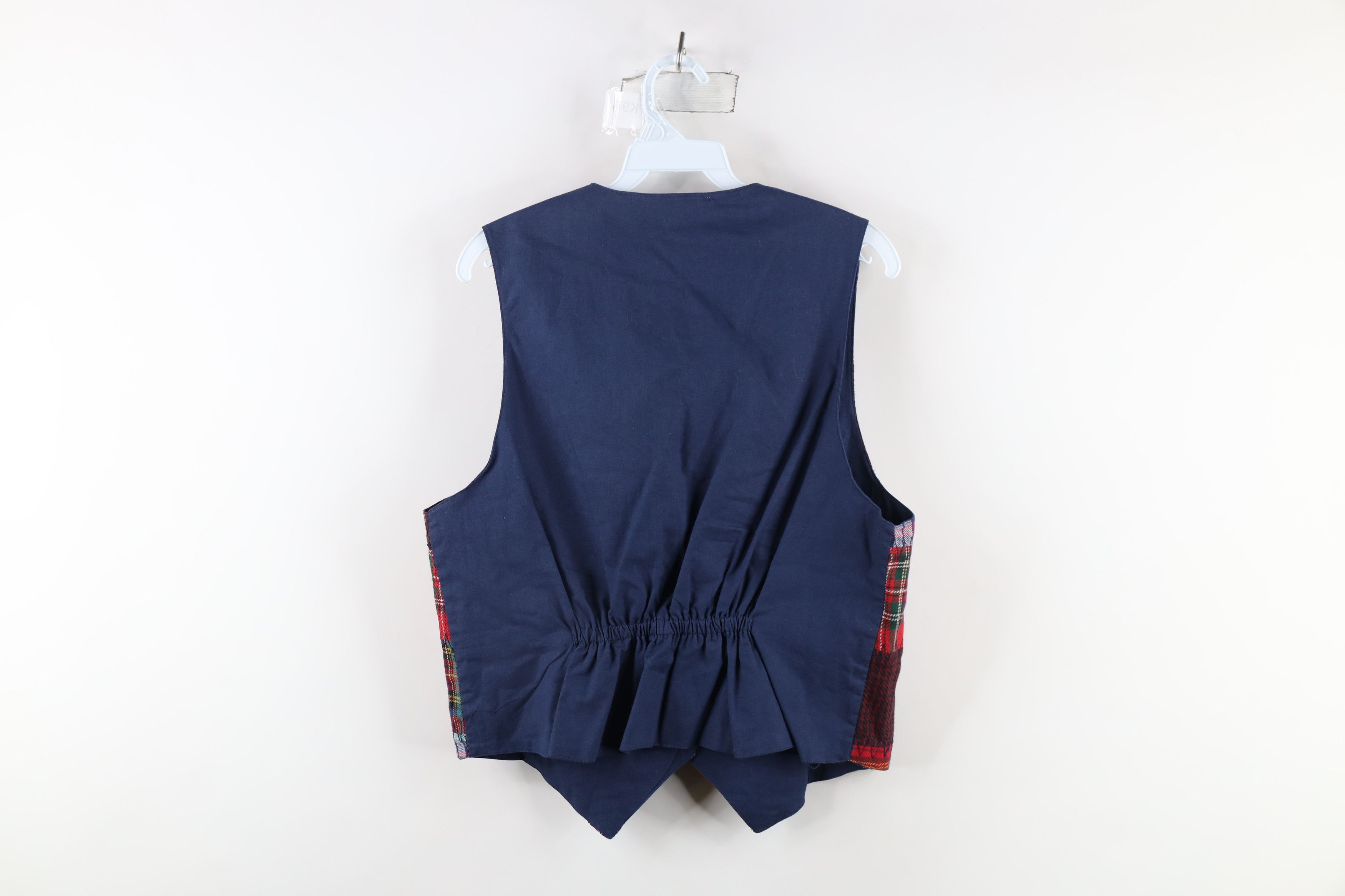 Vintage Vintage 90s Streetwear Quilt Patchwork Suit Vest Jacket Size M / US 6-8 / IT 42-44 - 6 Thumbnail