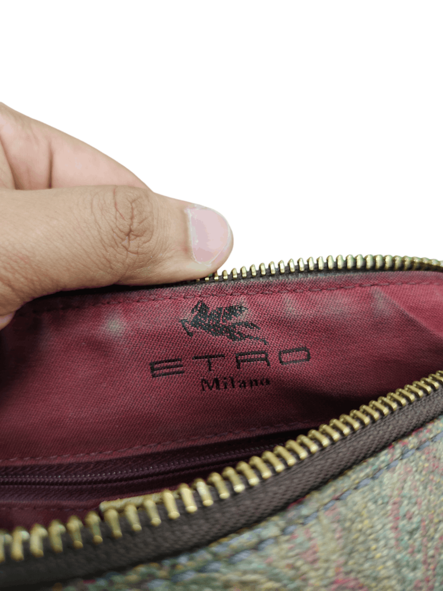 Etro Vintage 90s Etro Milano Italy Paisley Sling Bag Size ONE SIZE - 18 Thumbnail
