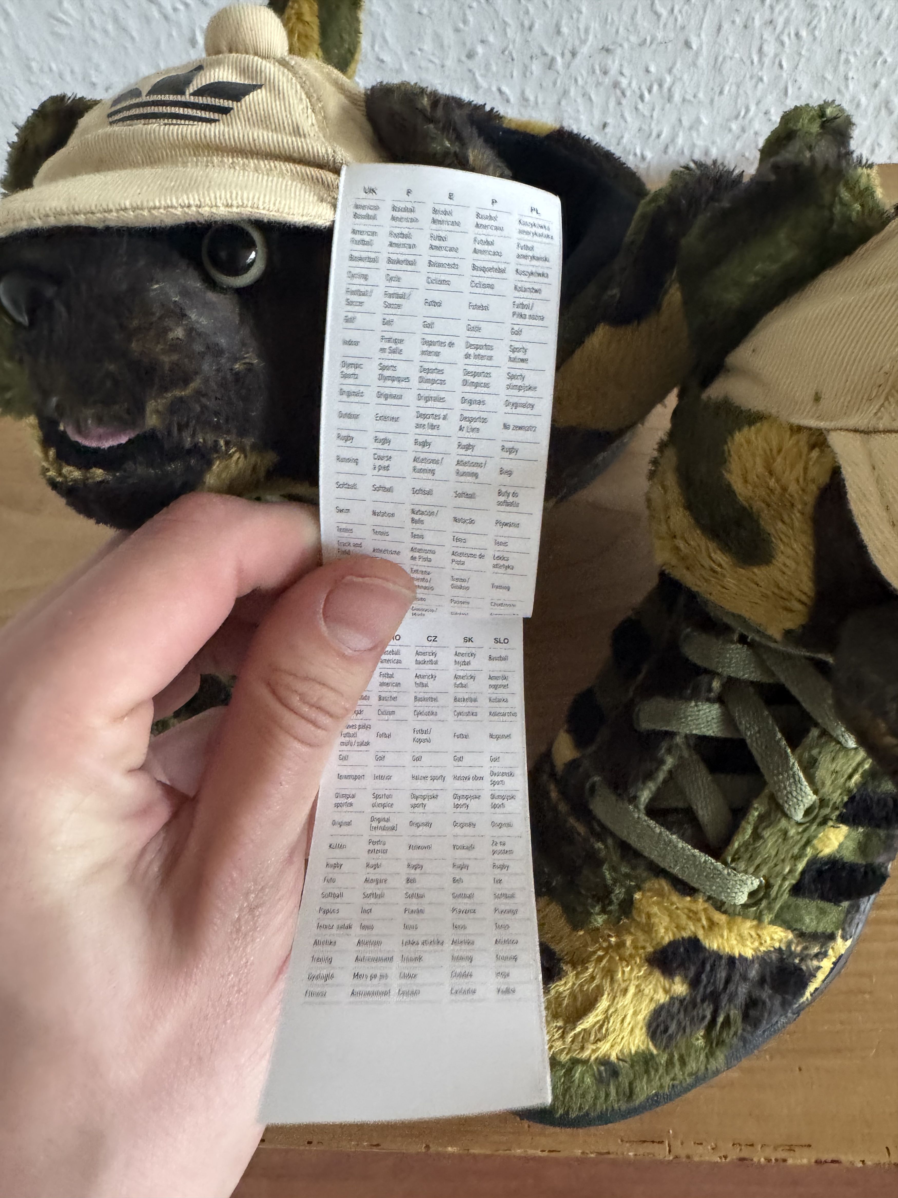 Adidas × Jeremy Scott JS Camo Teddy Bear Sneakers Size US 5 / EU 37 - 15 Thumbnail