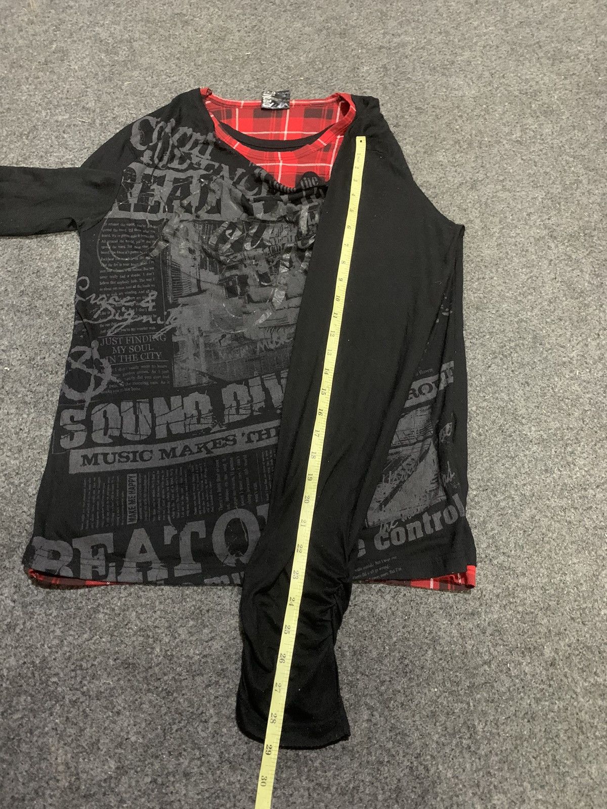 Hysteric Glamour × Japanese Brand × Le Grande Bleu (L.G.B.) CLAS AHEAD ANARCHY POEM DOUBLE LAYERS Size US M / EU 48-50 / 2 - 13 Thumbnail
