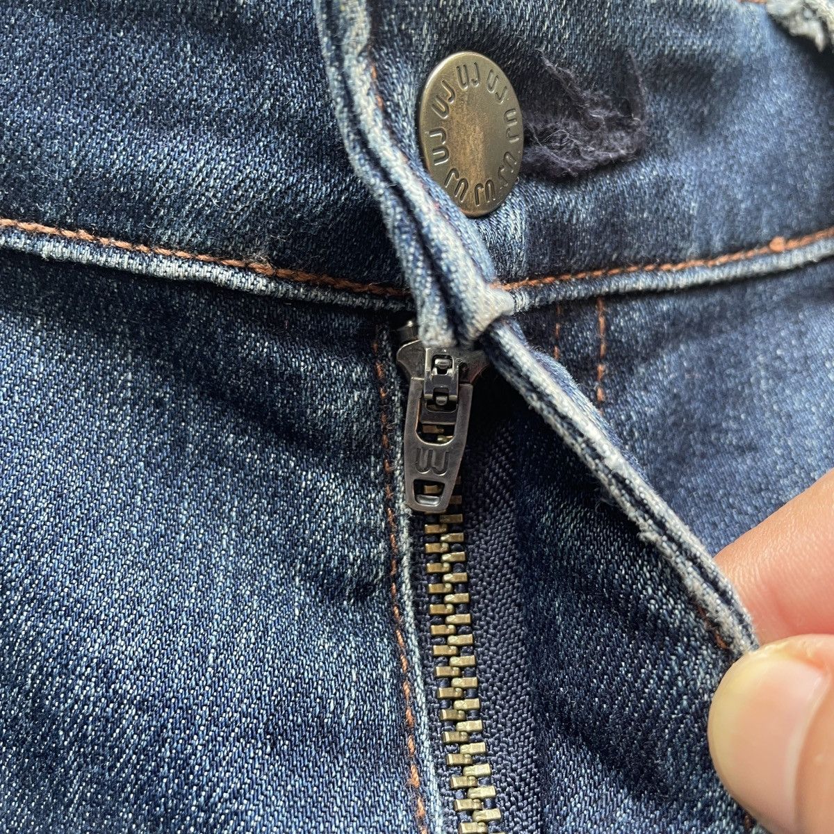 Japanese Brand Vintage Japanese StoneWash Faded Jeans Denim Pants W32x30 Size US 32 / EU 48 - 7 Thumbnail