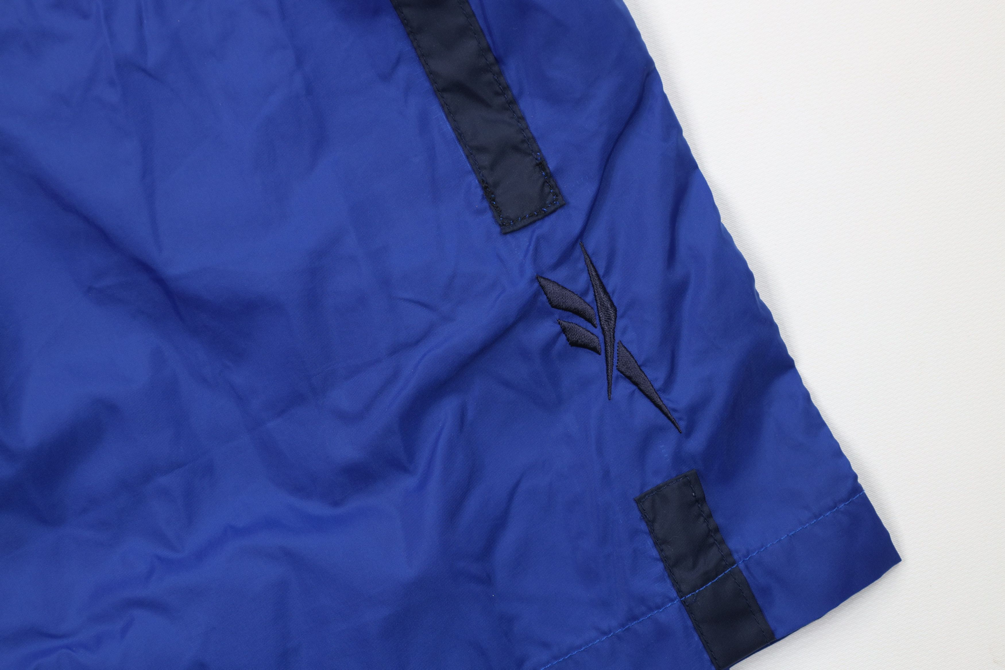 Reebok Vintage 90s Reebok Above Knee Windbreaker Shorts Blue Nylon Size US 34 / EU 50 - 5 Thumbnail
