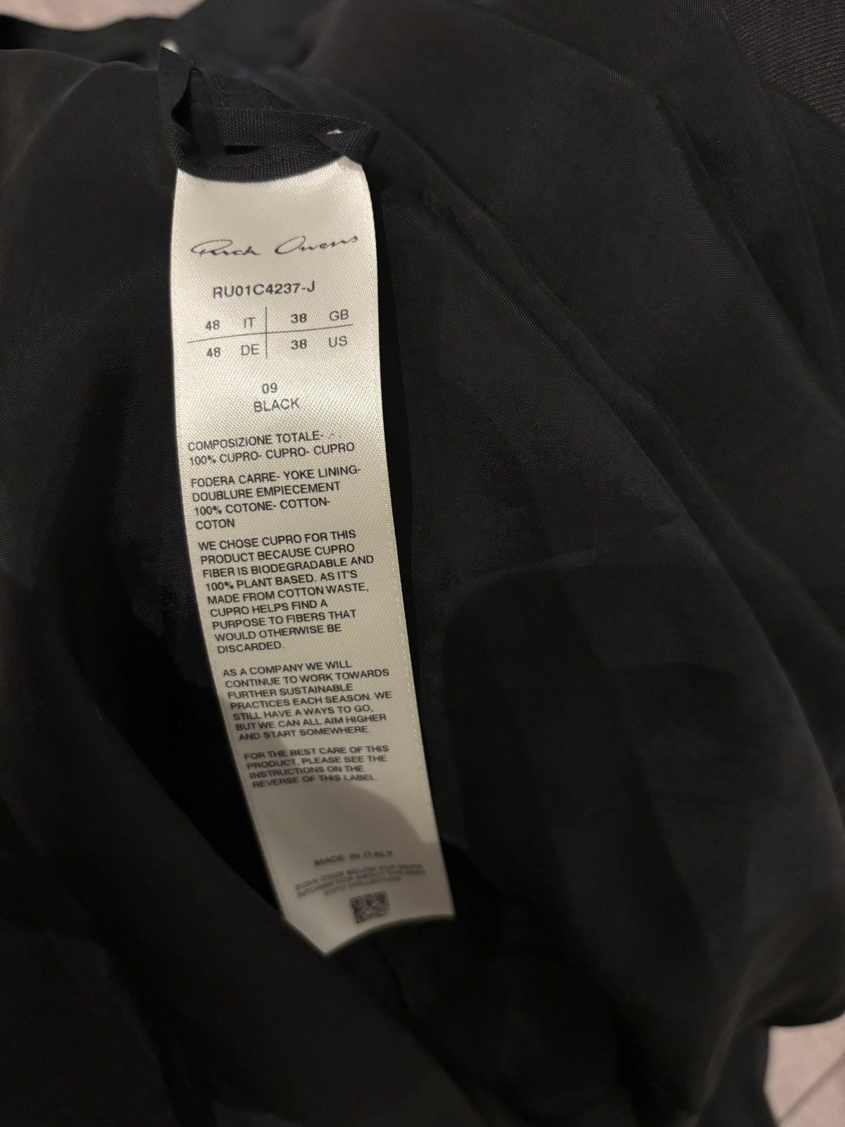 Rick Owens Rick Owens Fogpocket Outershirt IT48 Size US M / EU 48-50 / 2 - 6 Thumbnail