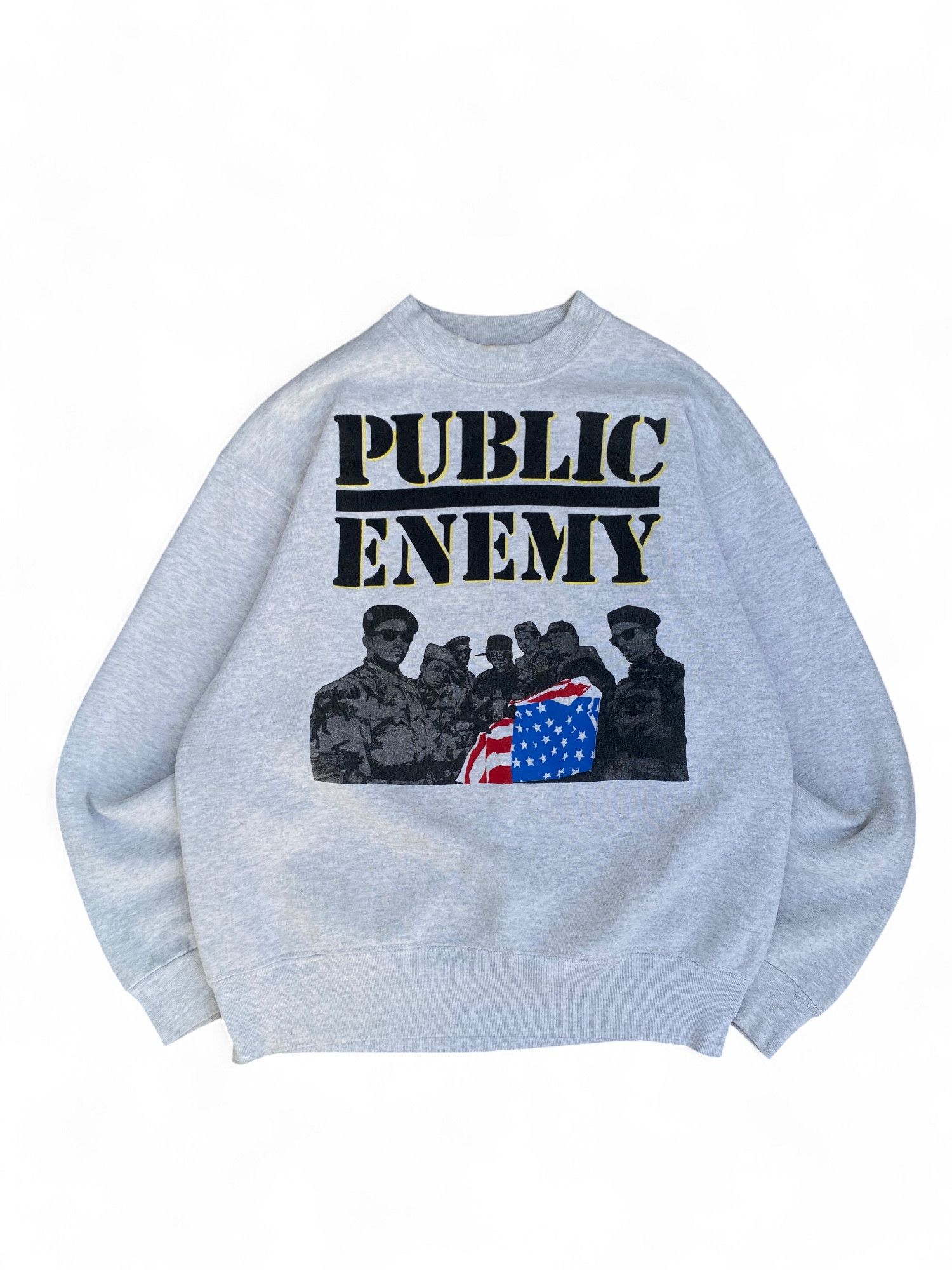 Public Enemy × Rap Tees Vintage 80s Public Enemy Sweatshirt Size US L / EU 52-54 / 3 - 1 Thumbnail