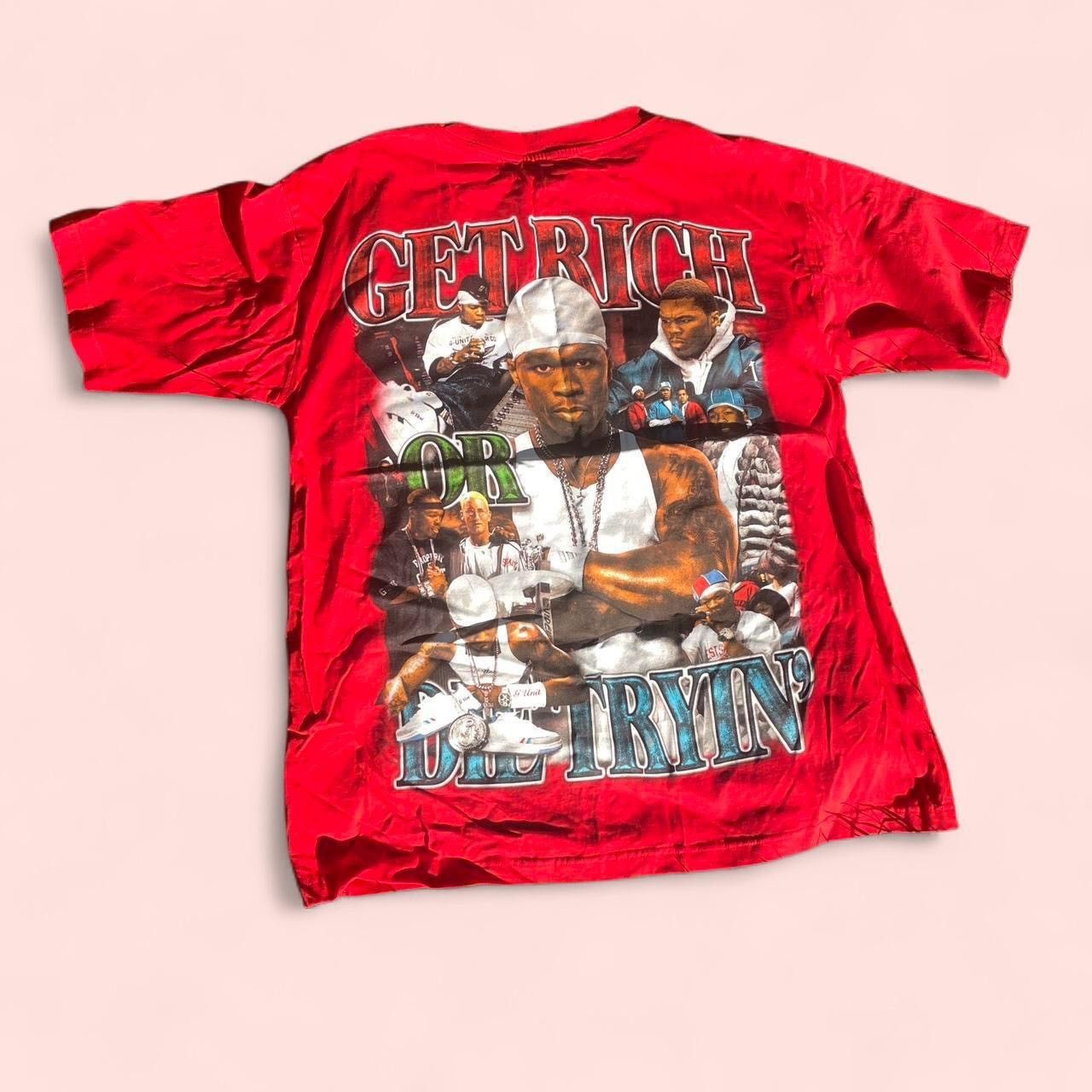 Marino Morwood 50 Cent Rap Tee Size US L / EU 52-54 / 3 - 2 Thumbnail