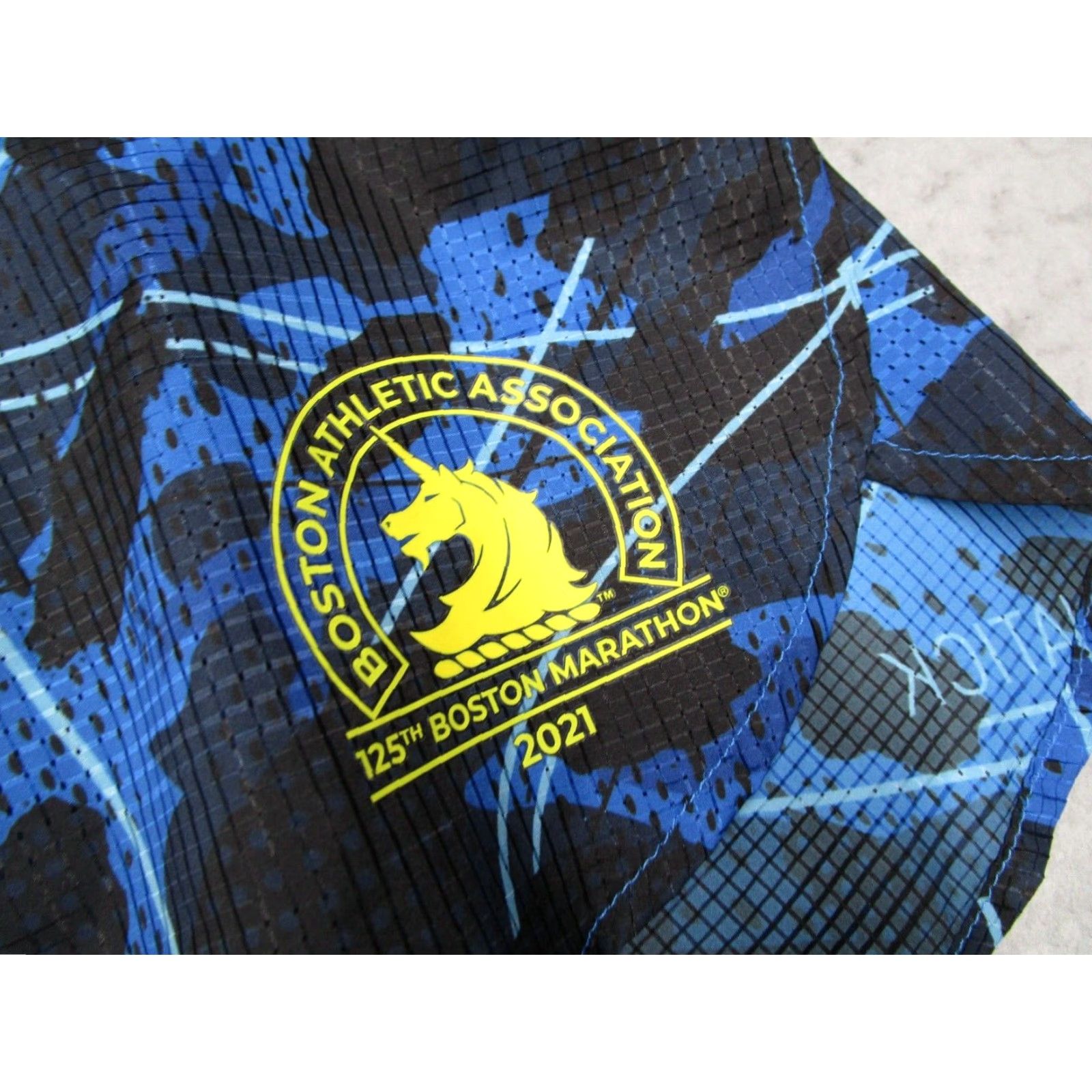 Adidas VINTAGE Adidas Shorts Women Extra Large Blue Boston Marathon 2021 Adizero 3" Lined Run Size 40" / US 18 - 2 Thumbnail