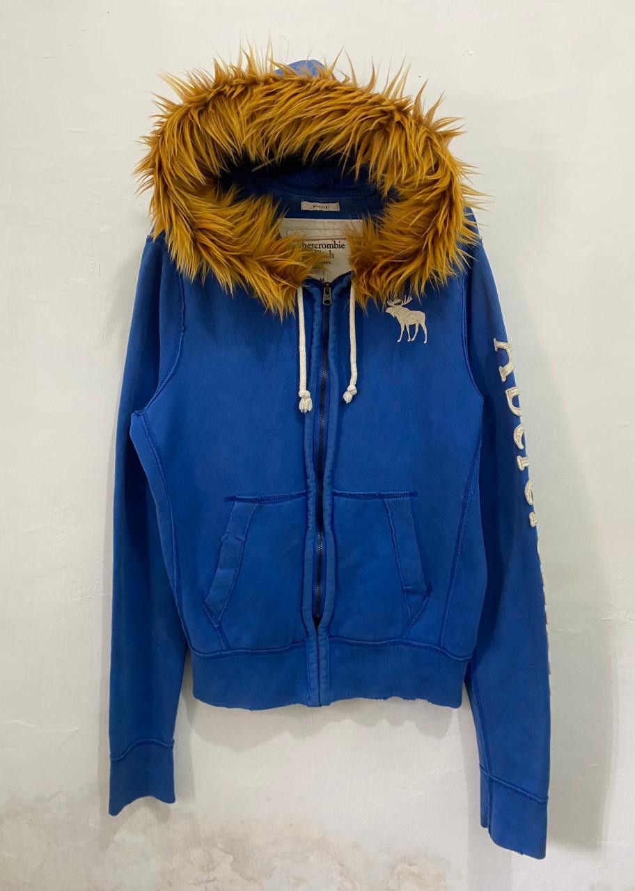 Abercrombie & Fitch 💥LGB💥Abercrombie & Fitch Fur Zip Hoodie LGB Style Size US M / EU 48-50 / 2 - 1 Thumbnail