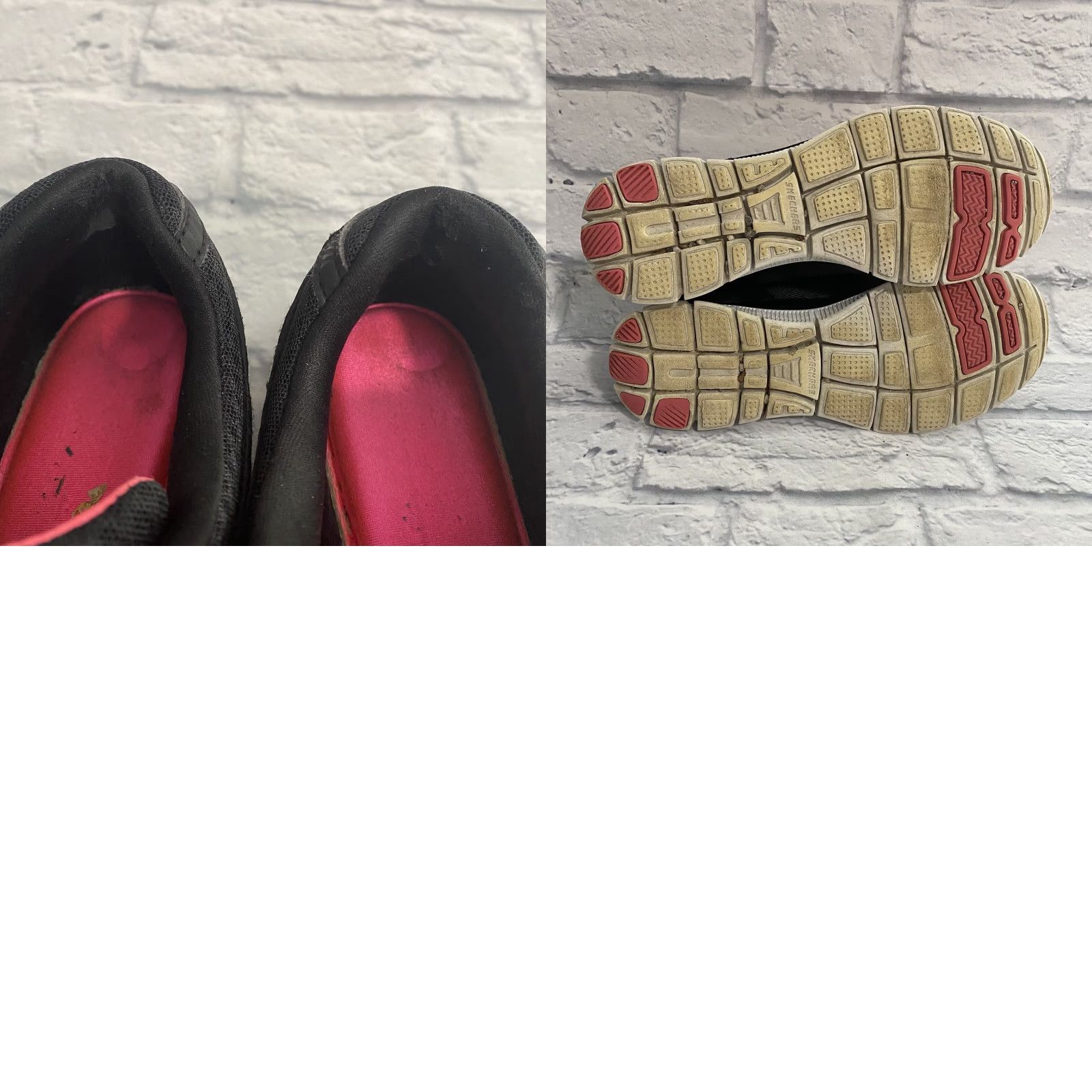 SKECHERS Skechers Memory Foam Skech-Knit Sneakers Women's 8.5 Black/Pink Sneakers 11880 Size US 6 / IT 36 - 8 Thumbnail