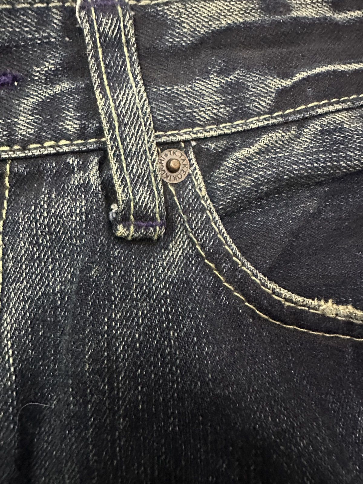 Designer × Japanese Brand × Takeo Kikuchi Vintage Japanese TAKEO KIKUCHI Faded Wash Jeans Size US 32 / EU 48 - 17 Thumbnail