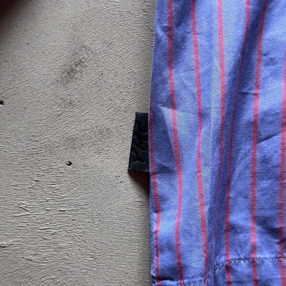 YMC ymc blue orange striped button up shirt Size US L / EU 52-54 / 3 - 3 Thumbnail