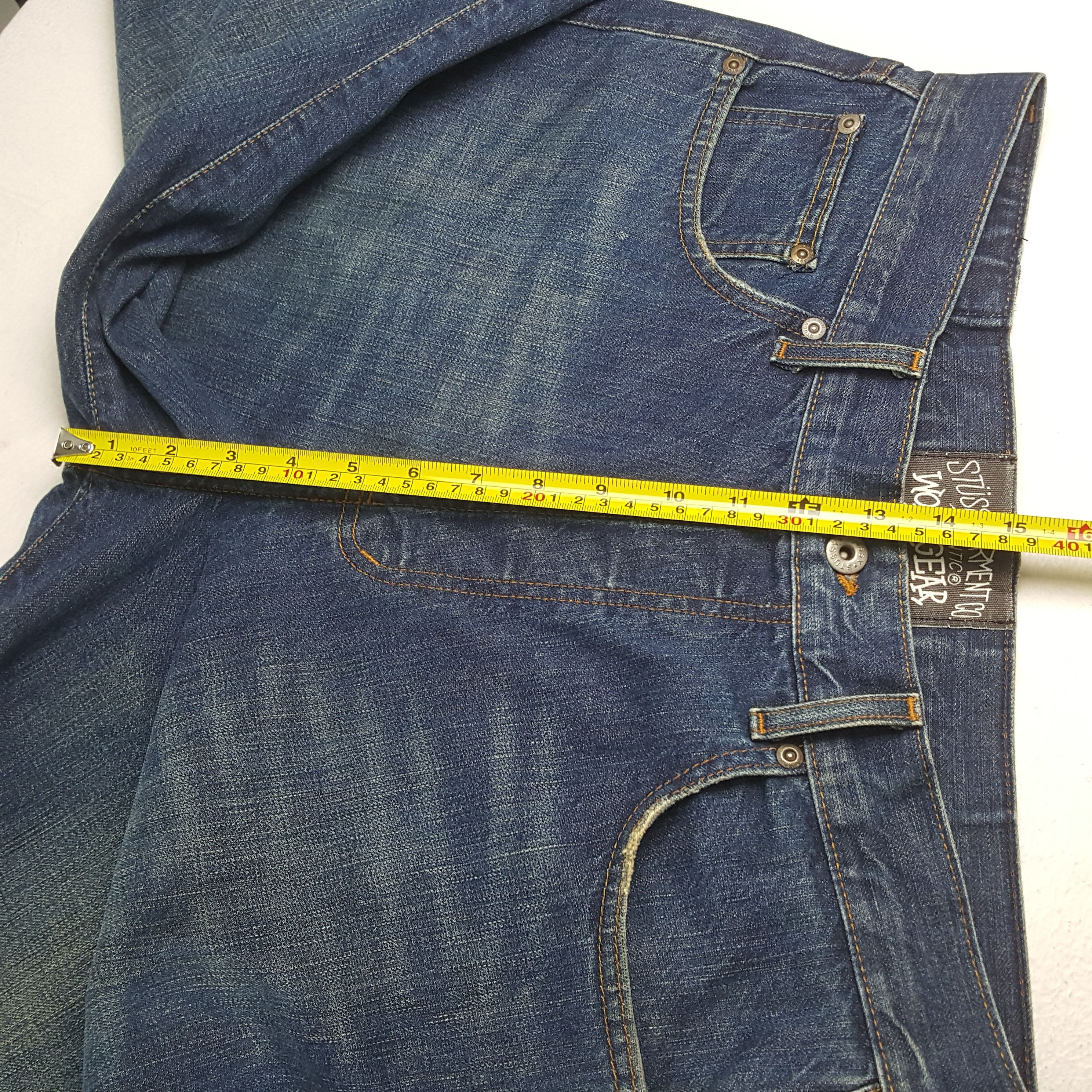 Stussy STUSSY Streetwear Skateboard Custom Art Jeans C297N3 Size US 33 - 8 Thumbnail