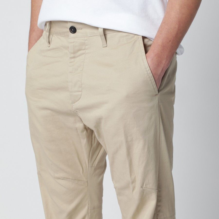 Dsquared2 o1d2blof0226 Cotton Blend Trousers in Beige Size US 36 / EU 52 - 5 Thumbnail