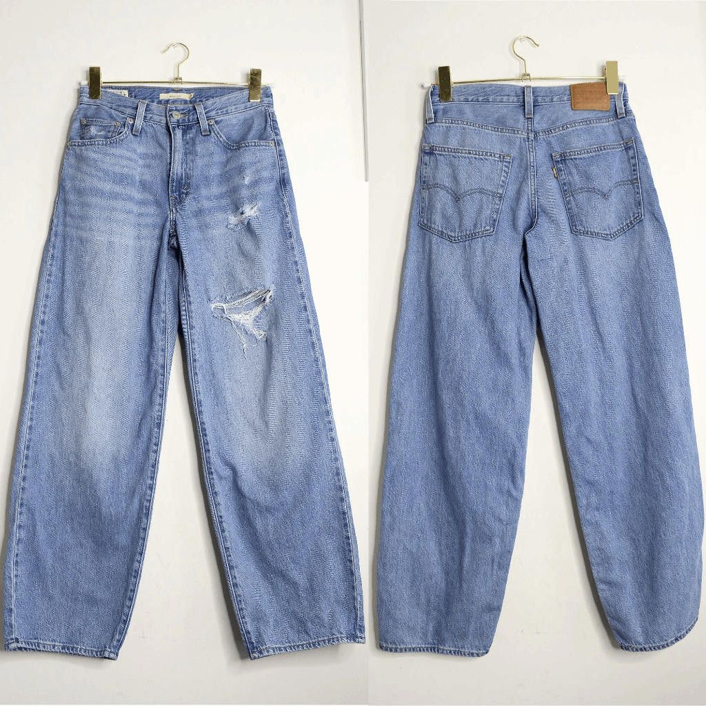 Levi's Levi's Baggy Dad Medium Wash Blue Jeans - 24 Size 24" / US 00 / IT 34 - 1 Thumbnail