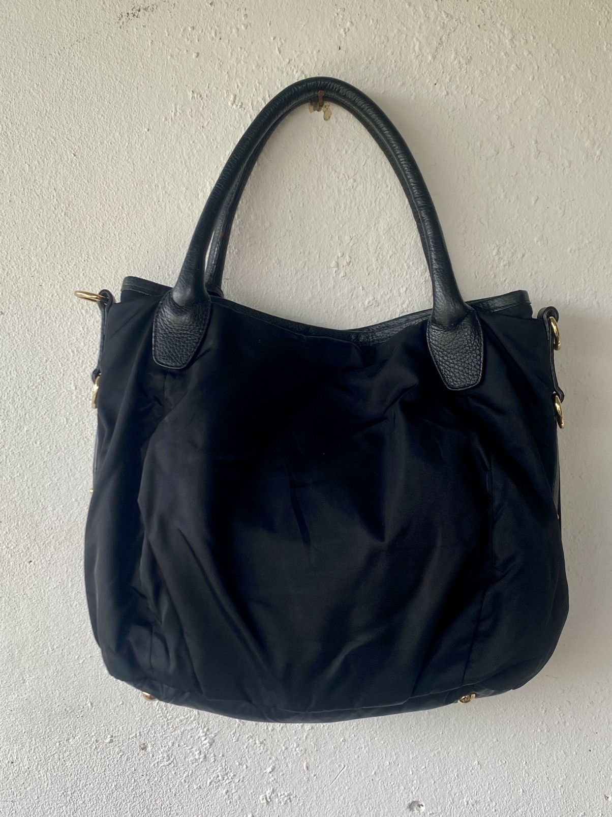 Prada PRADA Made In Italy Shoulder Bag material Leather and nylon Size ONE SIZE - 2 Thumbnail