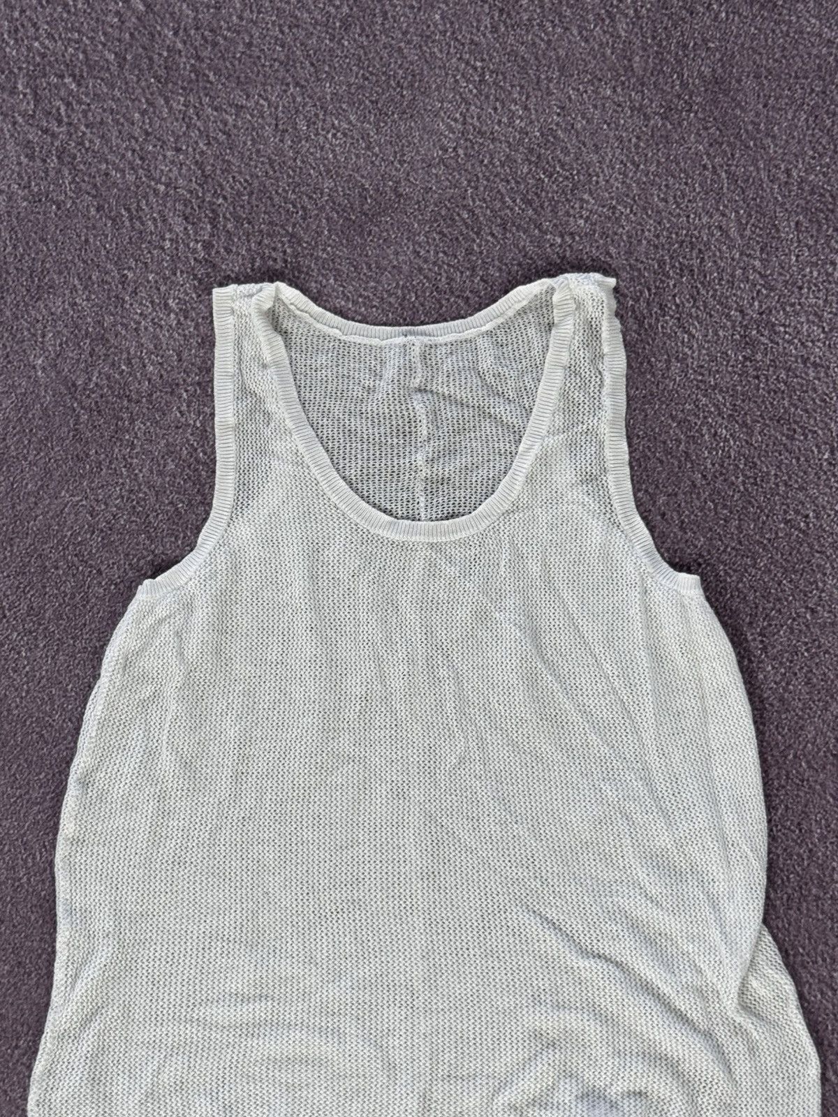 Vintage Avant Garde Vintage Classic White Tank Top Size US L / EU 52-54 / 3 - 2 Thumbnail