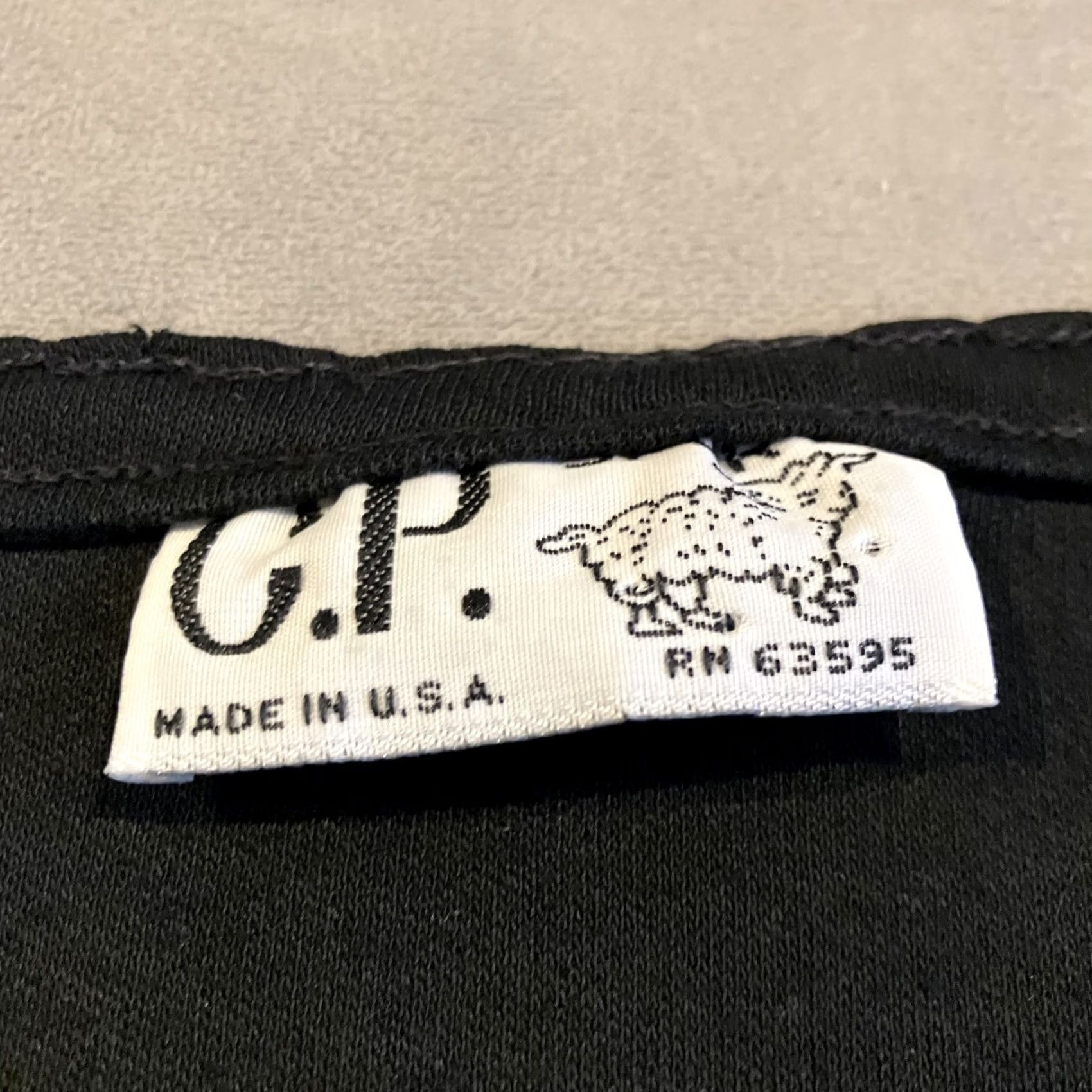 Vintage Vintage C.P. COMPANY T SHIRT SIZE XXL BLACK MADE IN USA WOMEN's Size XXL / US 16-18 / IT 52-54 - 2 Thumbnail