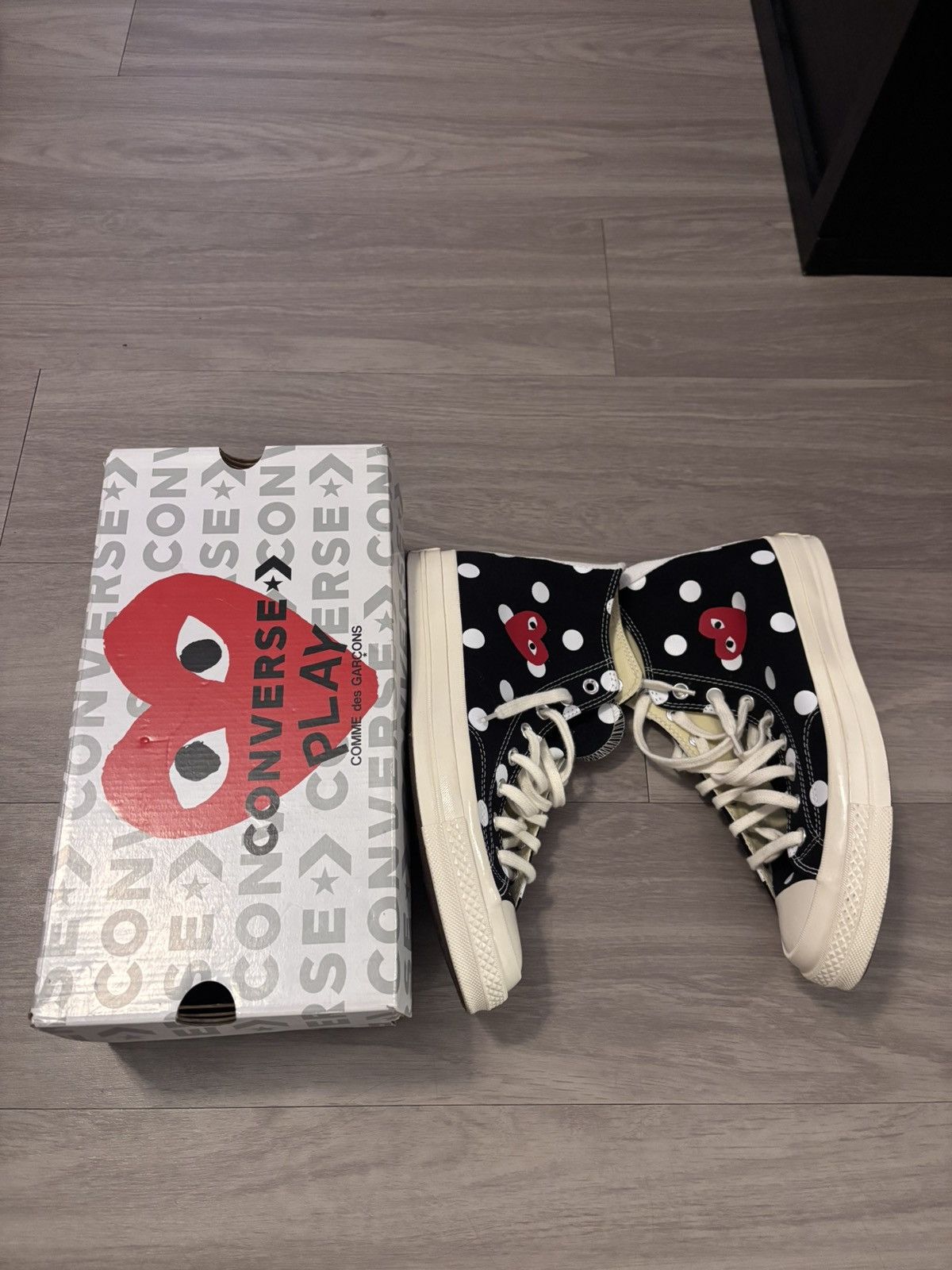 Comme des Garcons Comme Des Garcons Polka Dot Converse Size US 9 / EU 42 - 2 Thumbnail