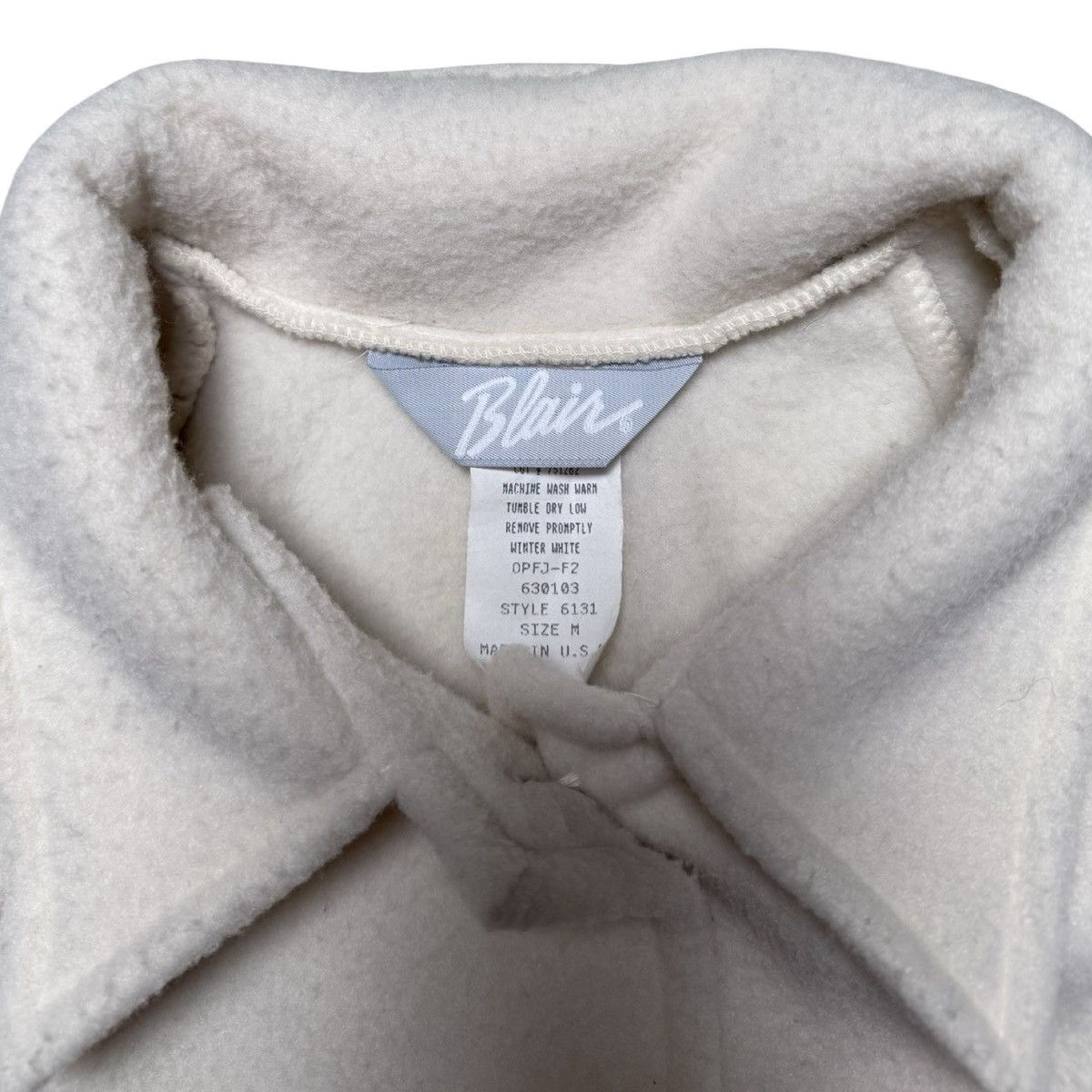 Other Vintage Blair Fleece Jacket Vintage Button Up Trench Coat M Size M / US 6-8 / IT 42-44 - 3 Thumbnail