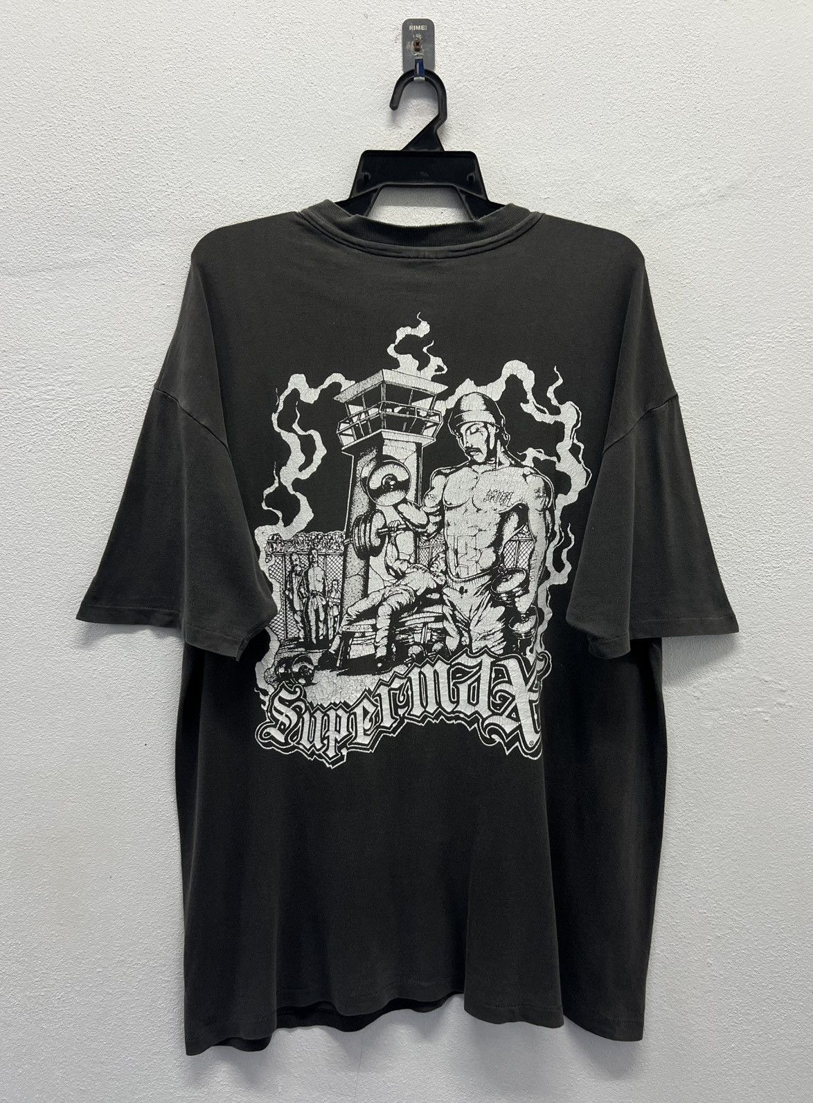 Hypebeast × Vintage VINTAGE HANES SUPERMAX HARDWEAR MADE IN USA SHIRT Size US XL / EU 56 / 4 - 1 Thumbnail