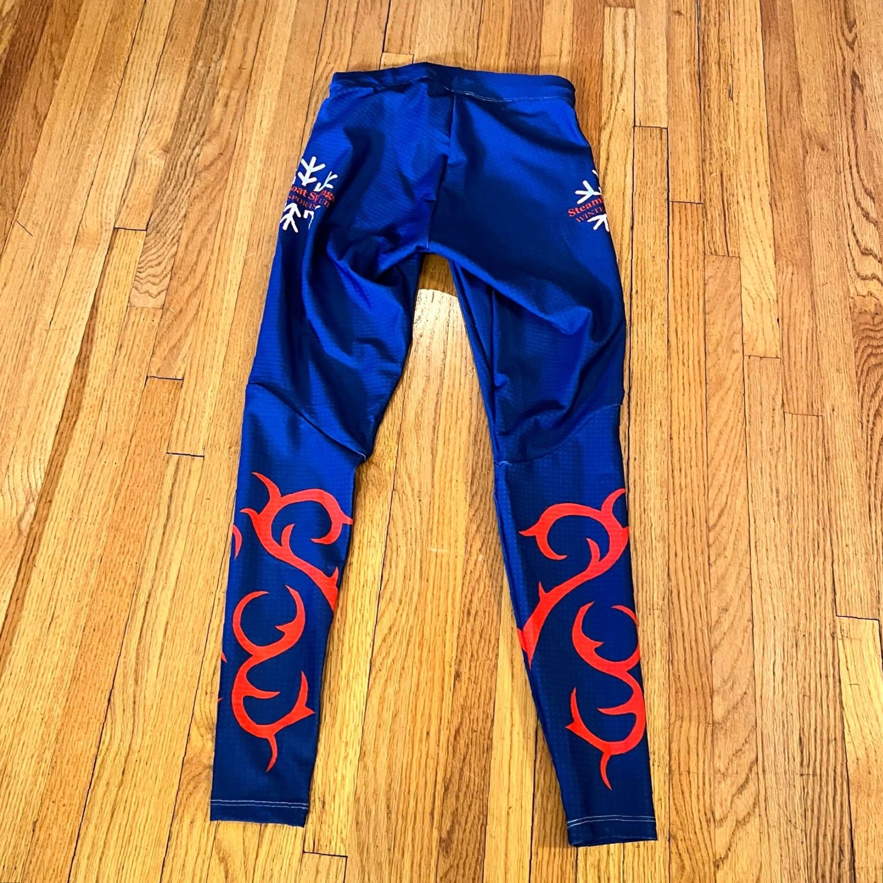 Vintage Podium Wear Pants Womens Small Nordic Base Layer Performance Leggings Ankle Blue Regular S Womens Size 28" / US 6 / IT 42 - 4 Thumbnail