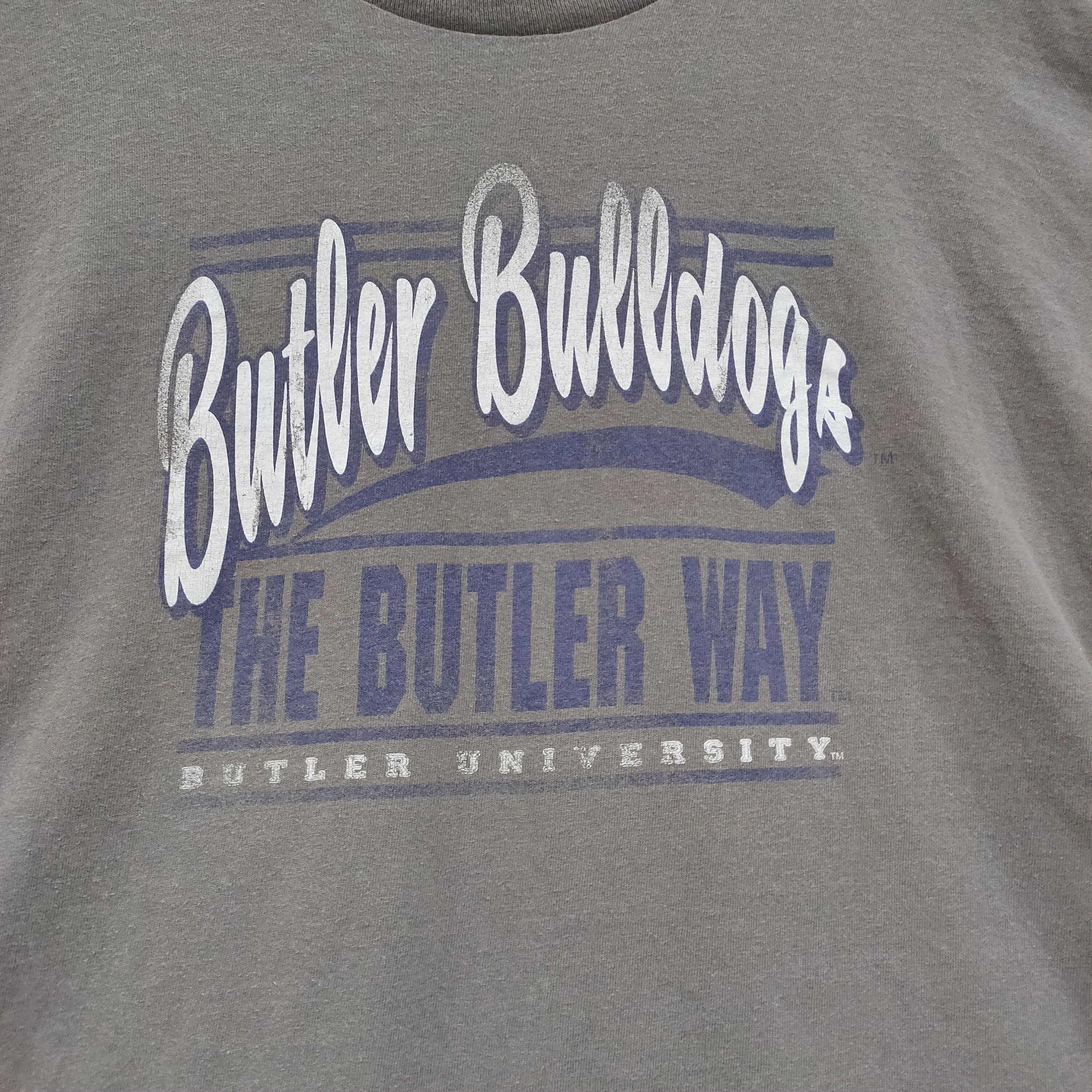 Vintage 90s Butler University Tee Vintage Butler Bulldogs T-shirt Size US XXL / EU 58 / 5 - 5 Thumbnail