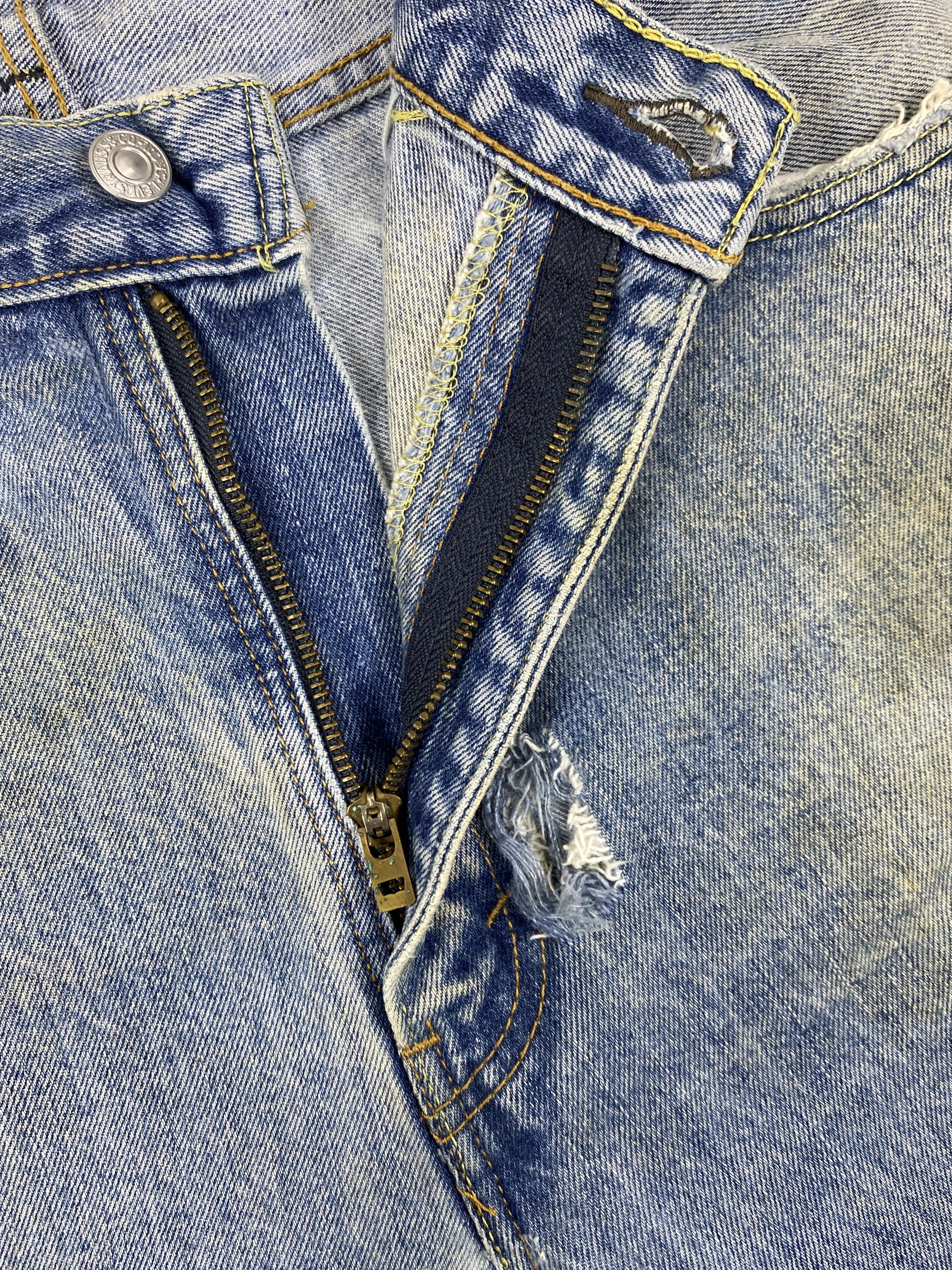 Levi's Mid Blue Wash Vintage Levi's 505 Jeans 40x31 Denim JN1907 Size US 40 / EU 56 - 6 Thumbnail